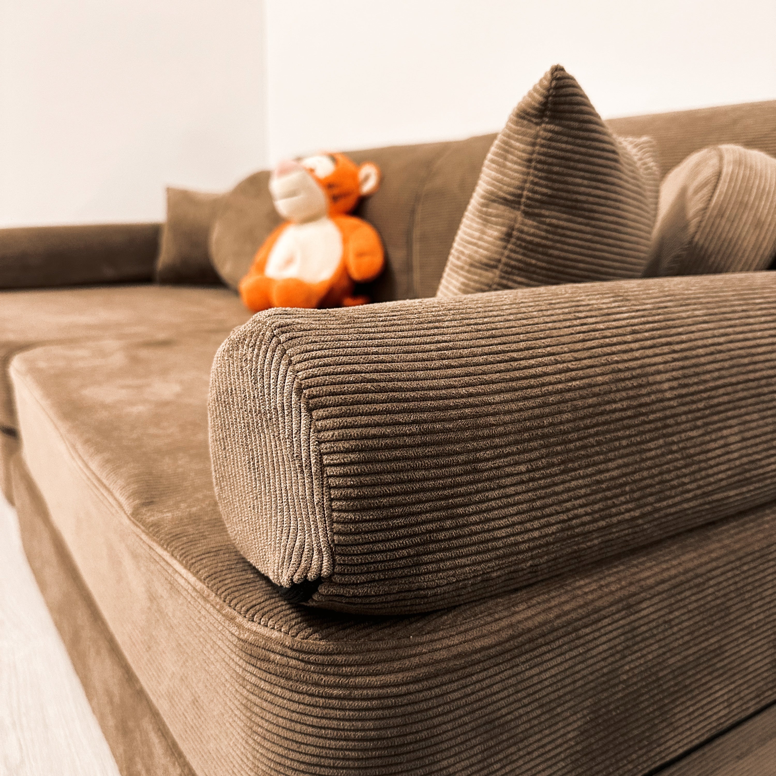 MeowBaby Play Sofa Cord Premium - brown