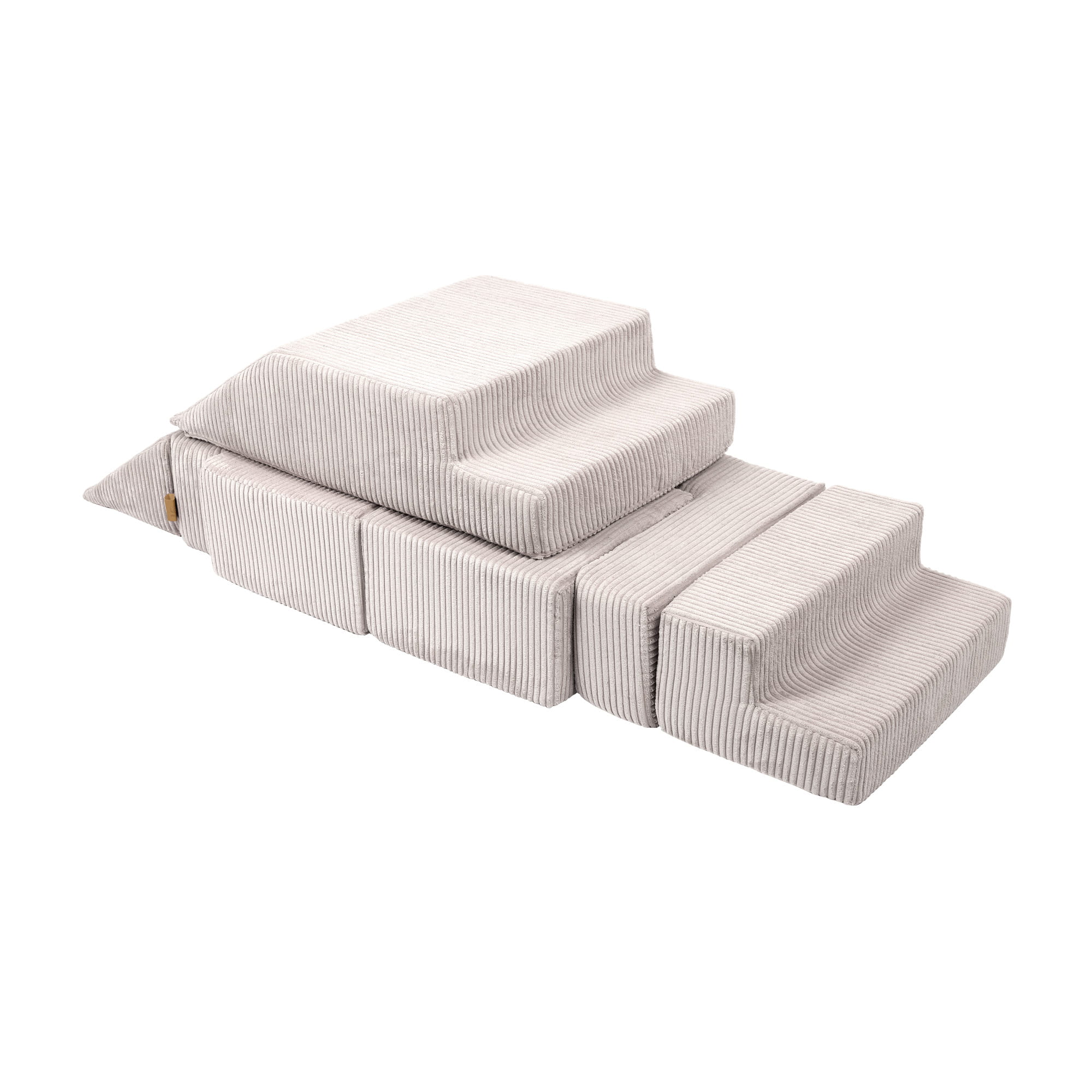 MeowBaby Play Sofa Bricks Aesthetics ecru/beige, 100 balls - custom color selection