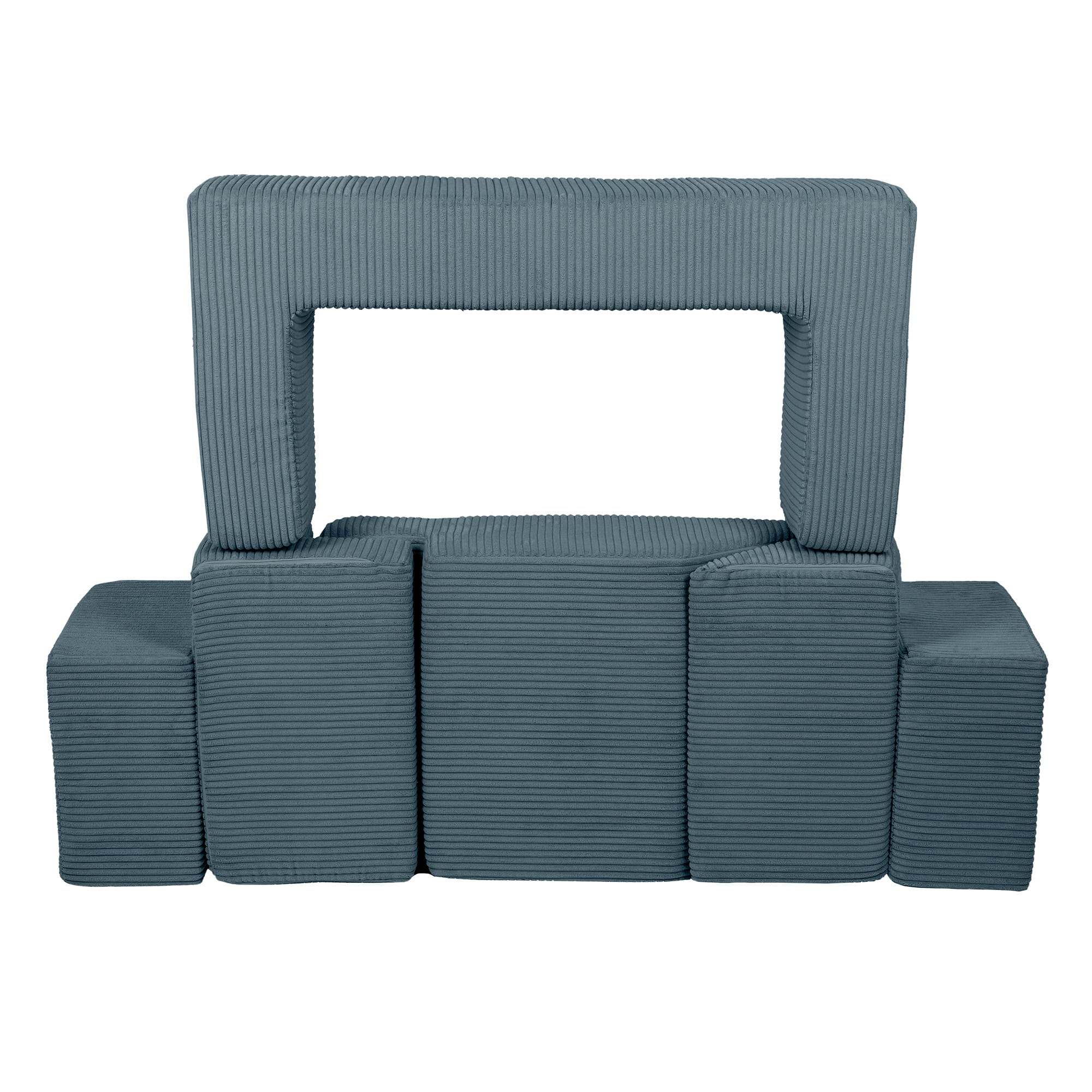 MeowBaby Play Sofa Bricks Aesthetics turquoise, 100 balls - own color selection