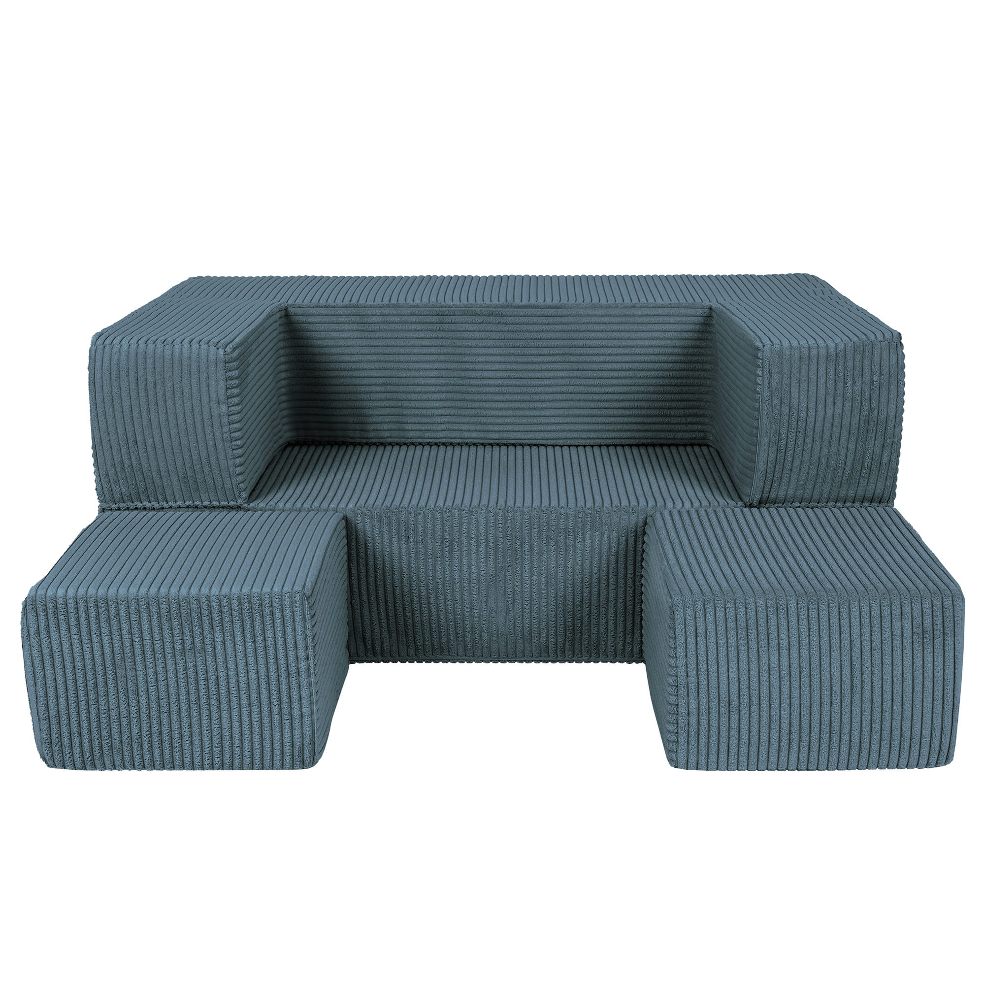 MeowBaby Play Sofa Cube Aesthetics - turquoise
