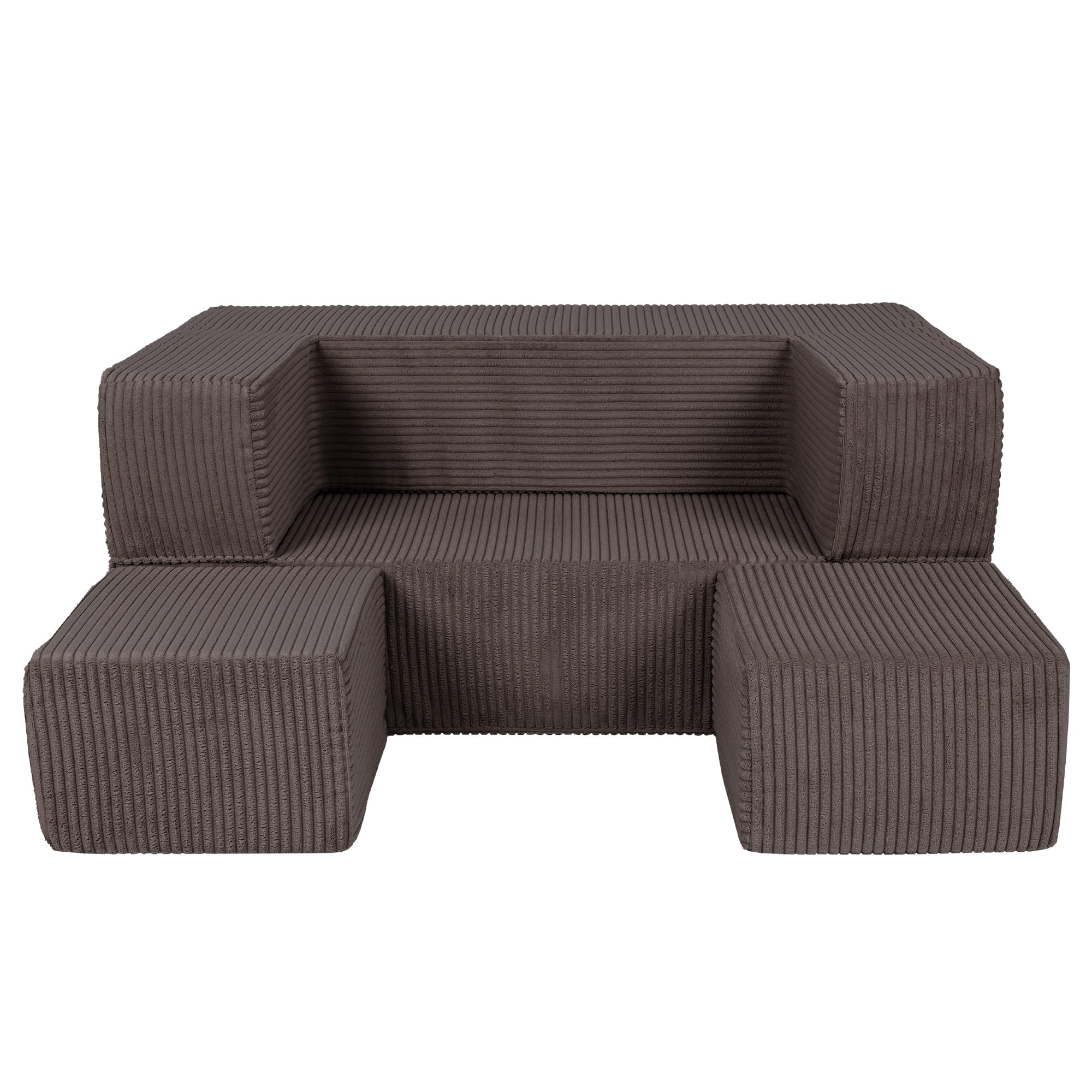 MeowBaby Play Sofa Cube Aesthetics - ecru/beige