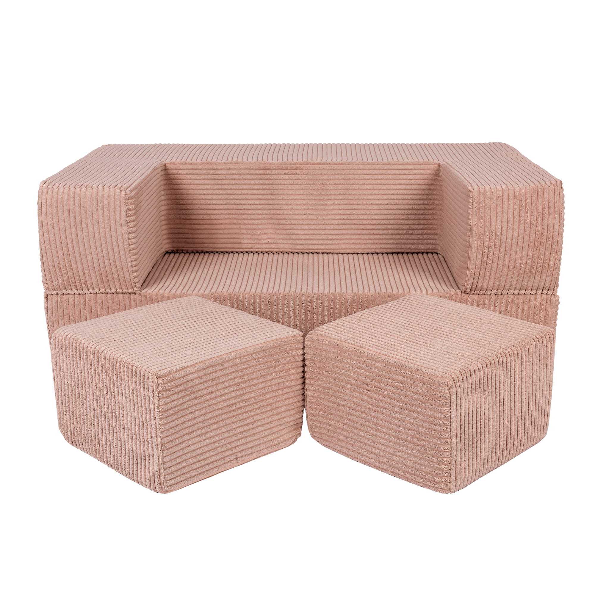 MeowBaby Play Sofa Cube Aesthetics - ecru/beige