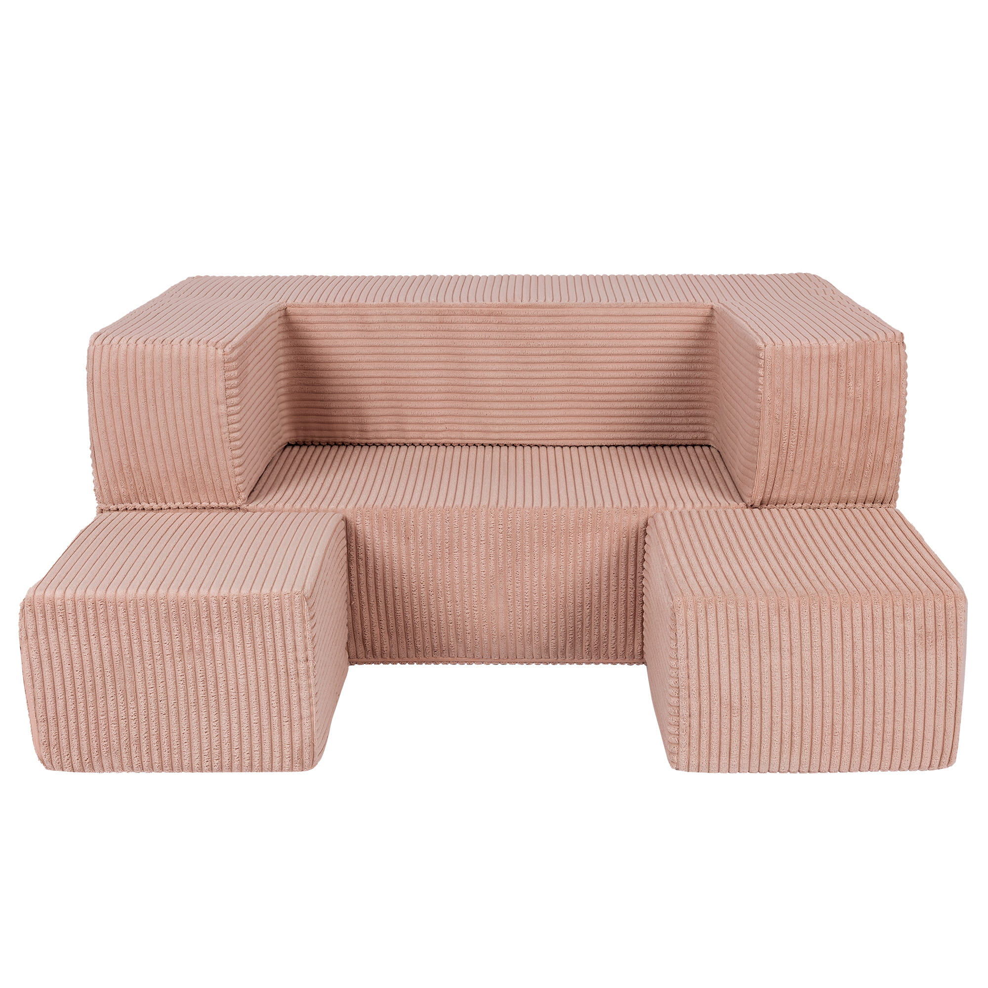 MeowBaby Play Sofa Cube Aesthetics - ecru/beige