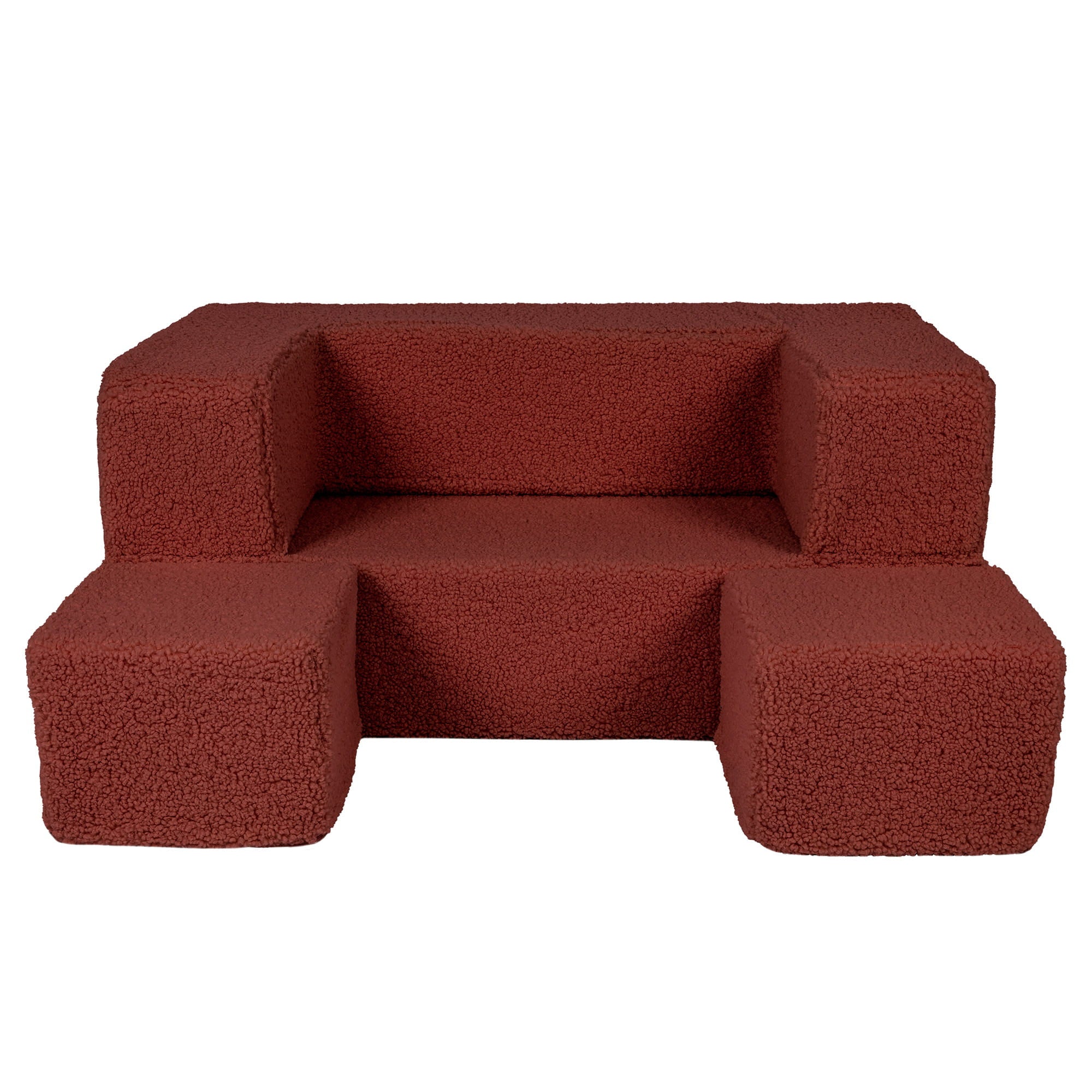 MeowBaby Play Sofa Cube Bearly - brown