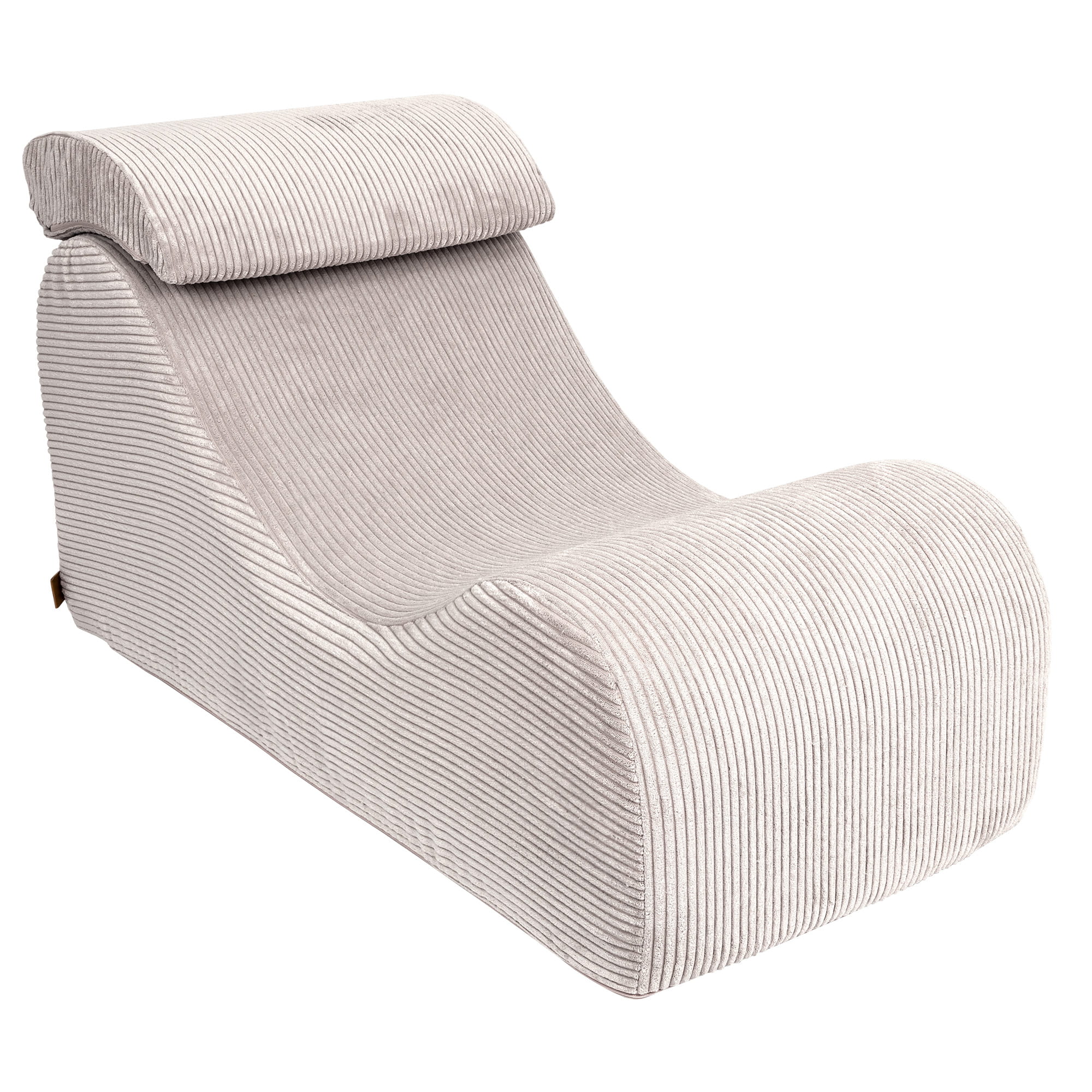 MeowBaby Sitzsack Wave Lounger Aesthetic - ecru/beige