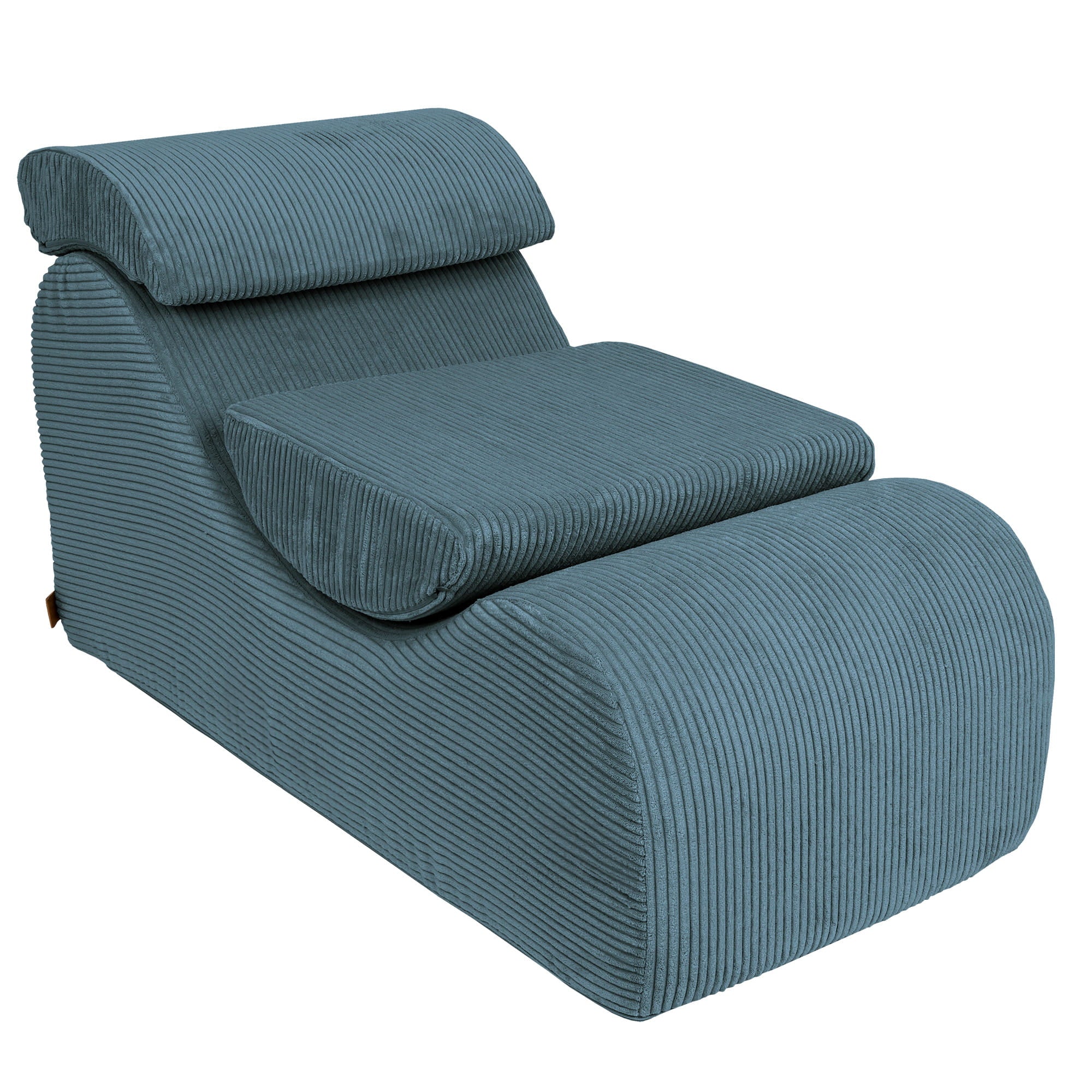 MeowBaby Sitzsack Wave Lounger Aesthetic - türkis
