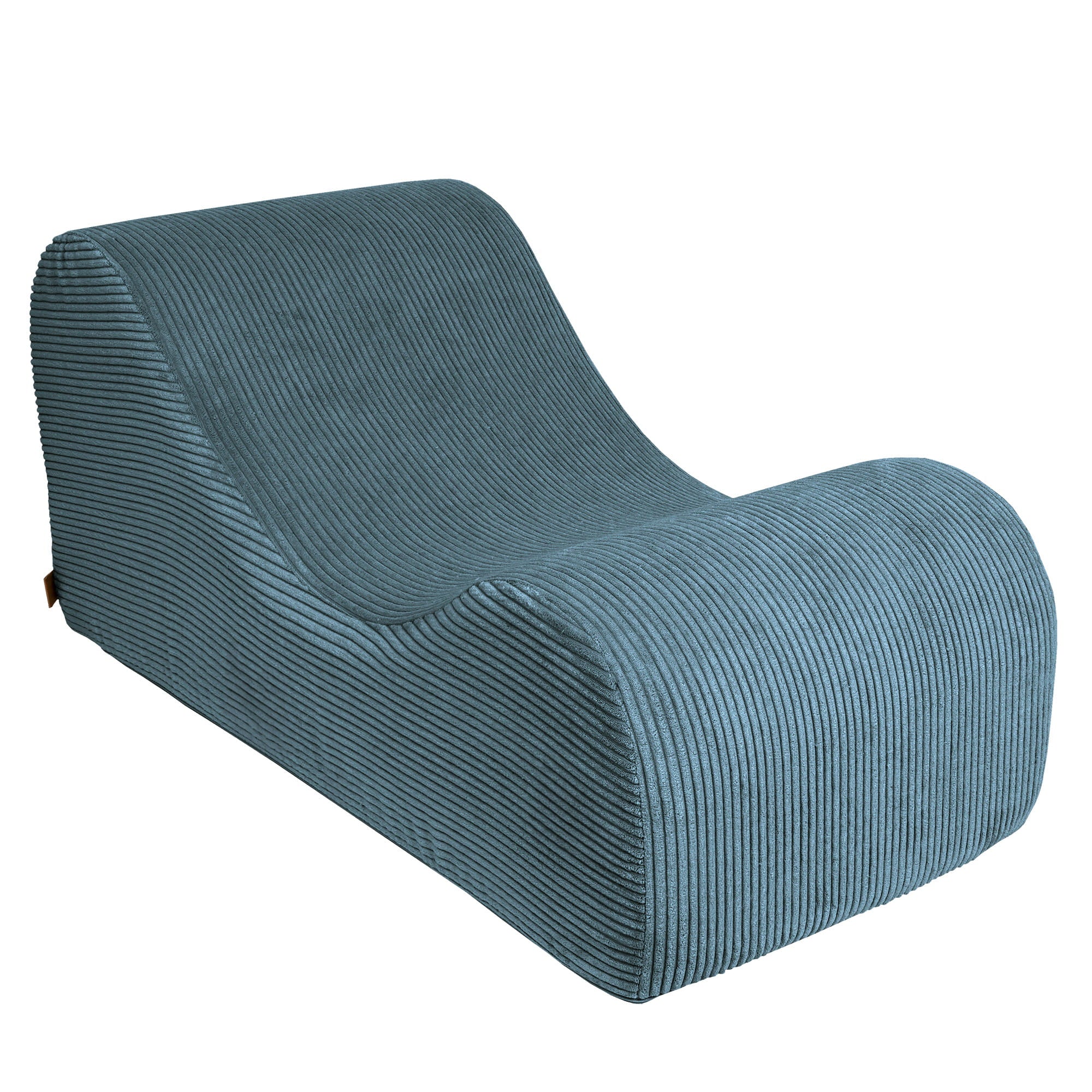 MeowBaby Sitzsack Wave Lounger Aesthetic - türkis