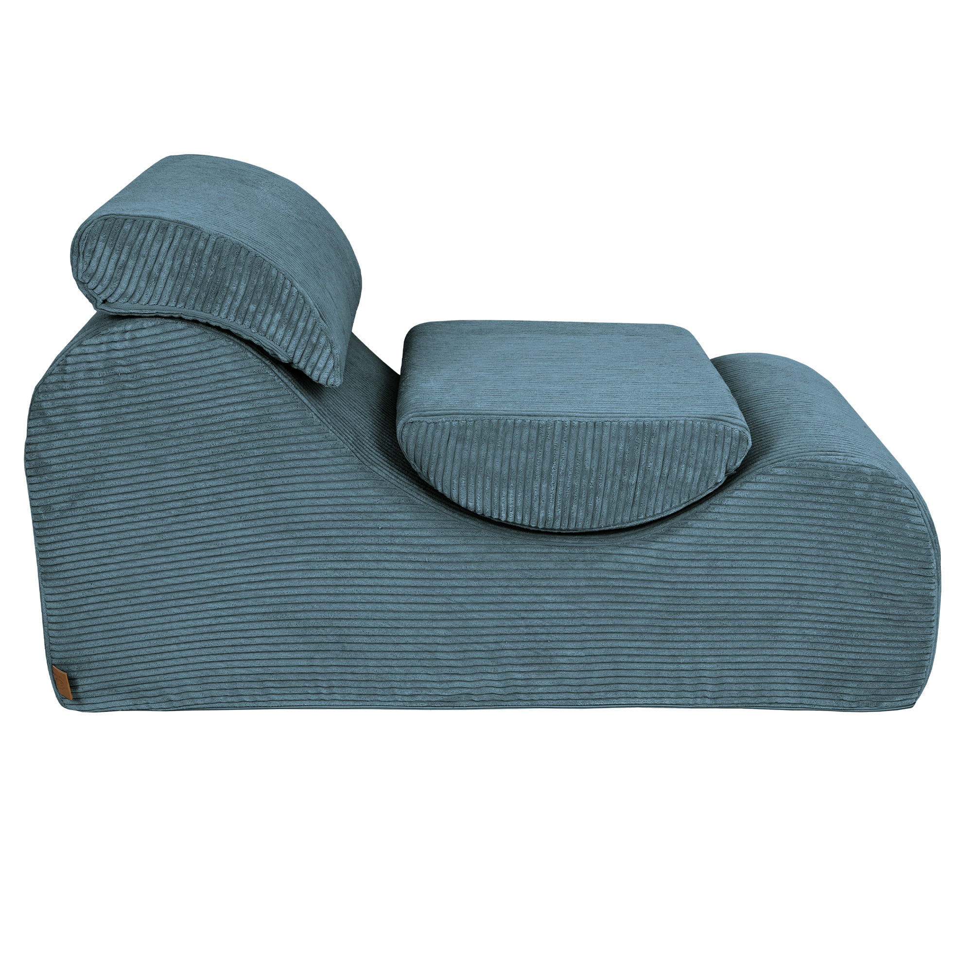 MeowBaby Sitzsack Wave Lounger Aesthetic - türkis