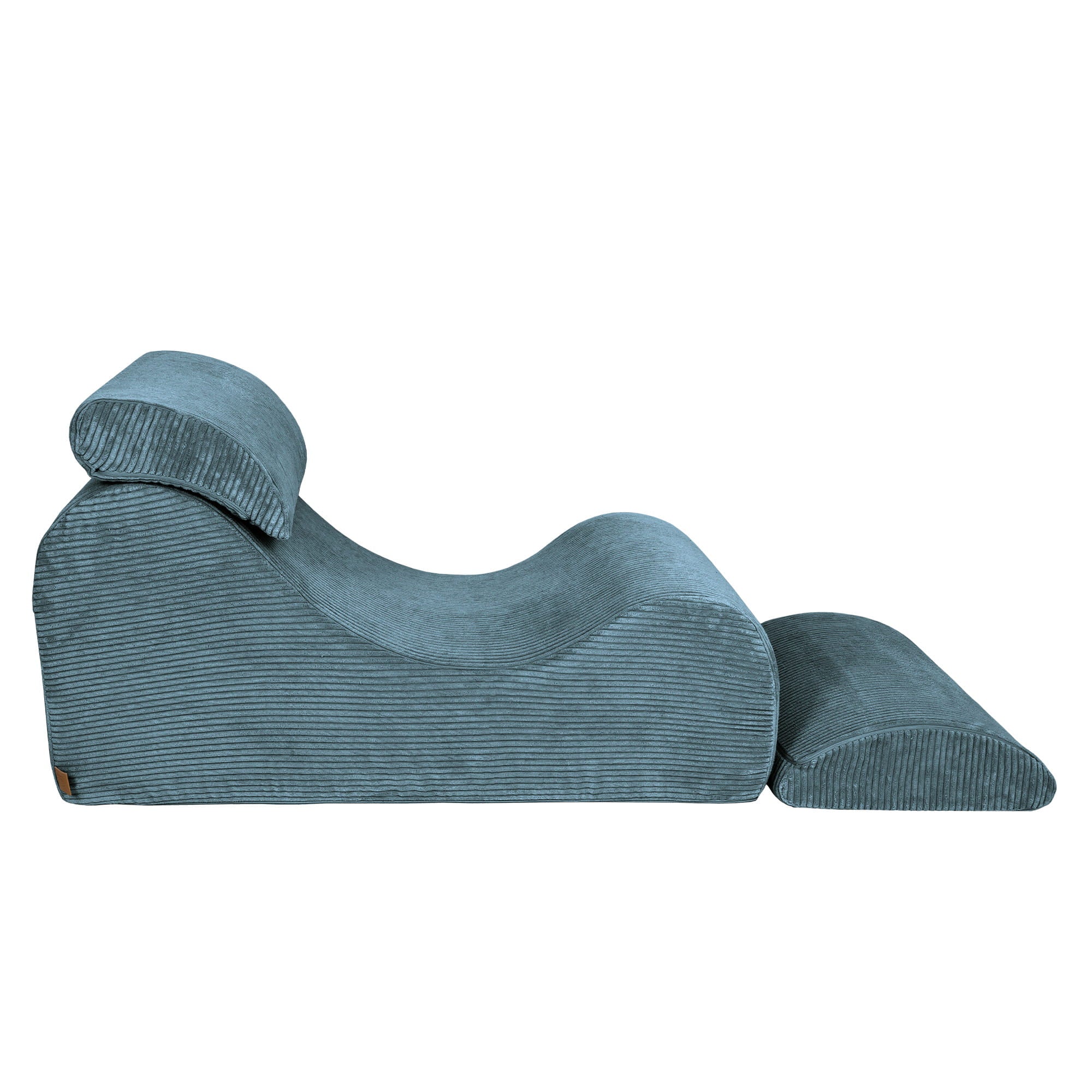 MeowBaby Sitzsack Wave Lounger Aesthetic - türkis