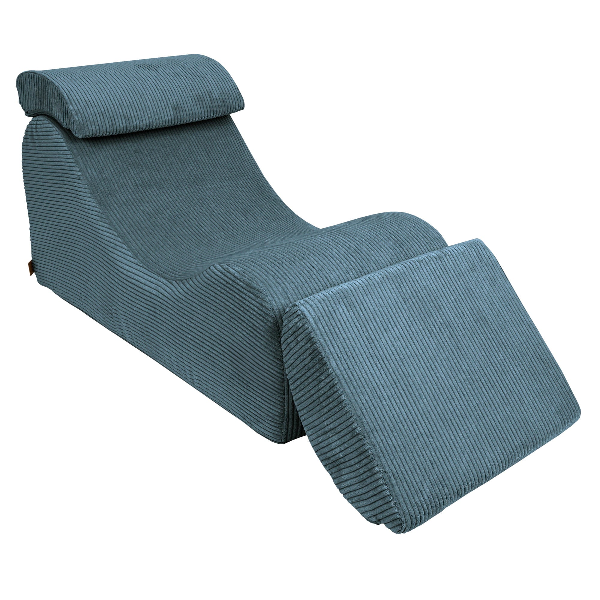 MeowBaby Sitzsack Wave Lounger Aesthetic - türkis