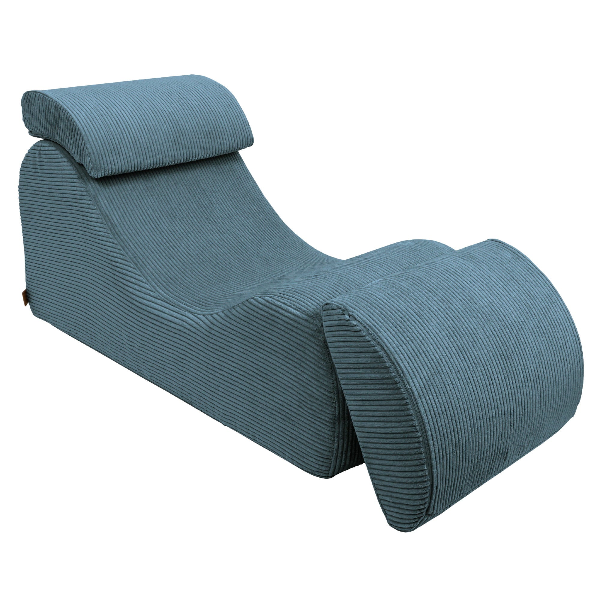 MeowBaby Sitzsack Wave Lounger Aesthetic - türkis