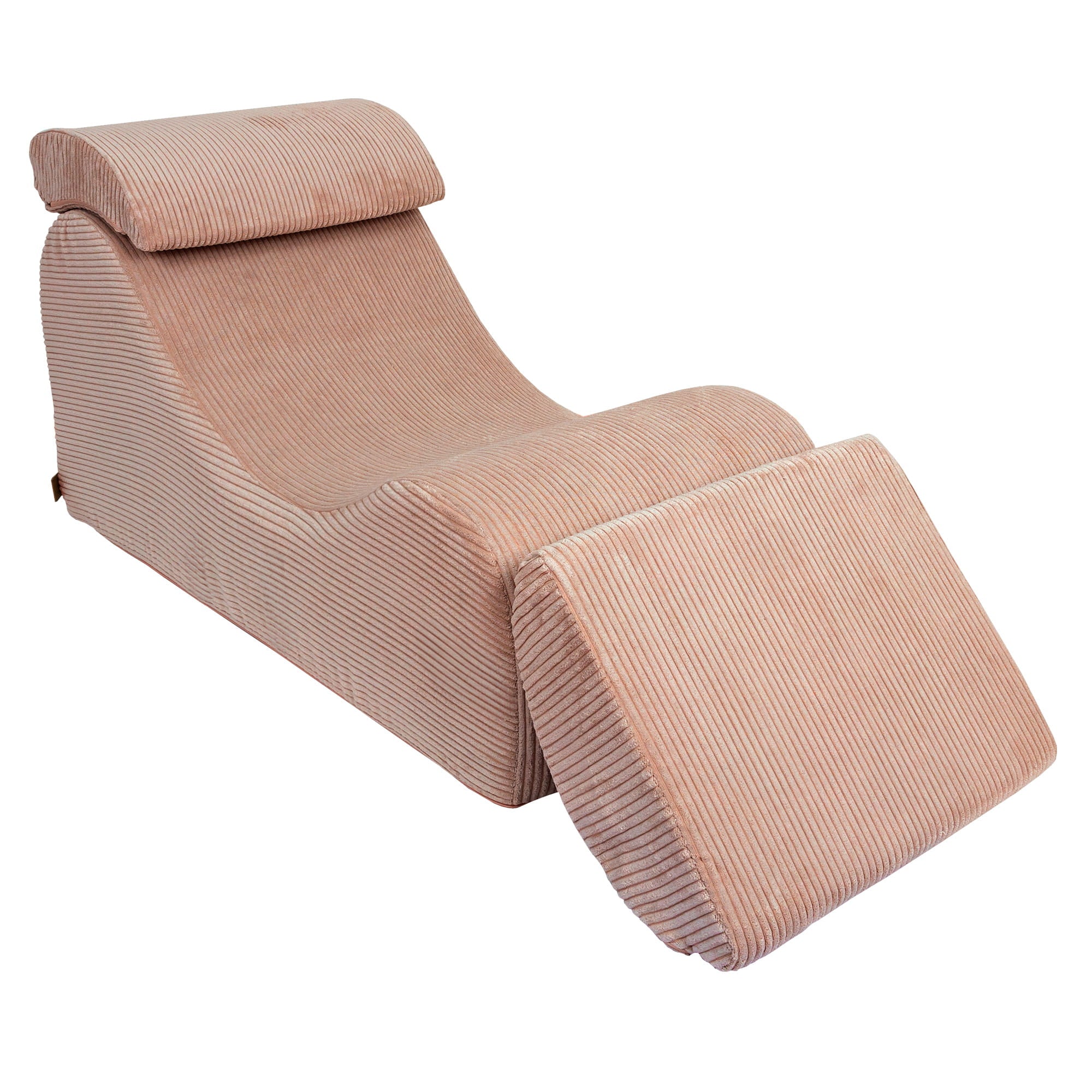 MeowBaby Sitzsack Wave Lounger Aesthetic - powder pink