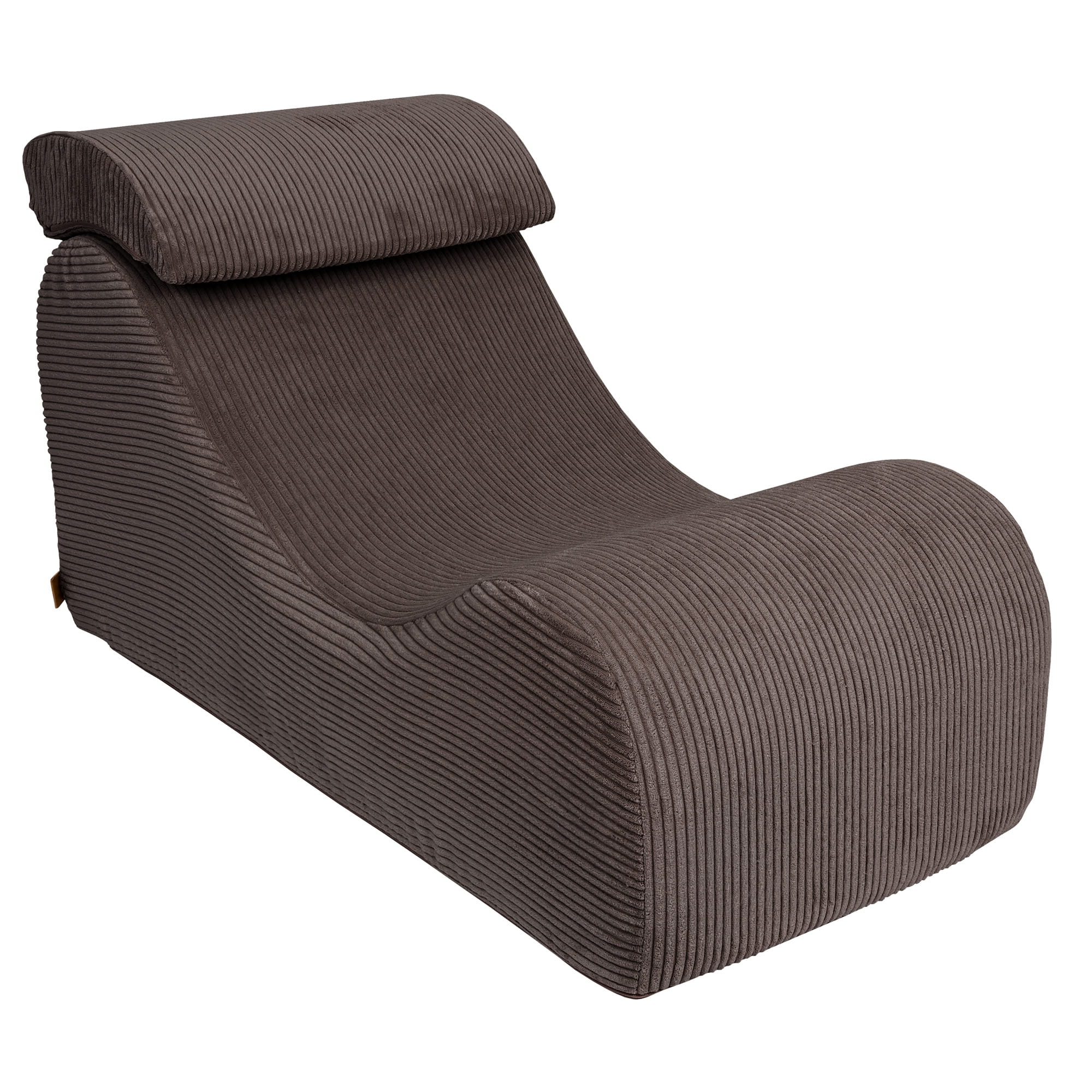 MeowBaby Sitzsack Wave Lounger Aesthetic - braun