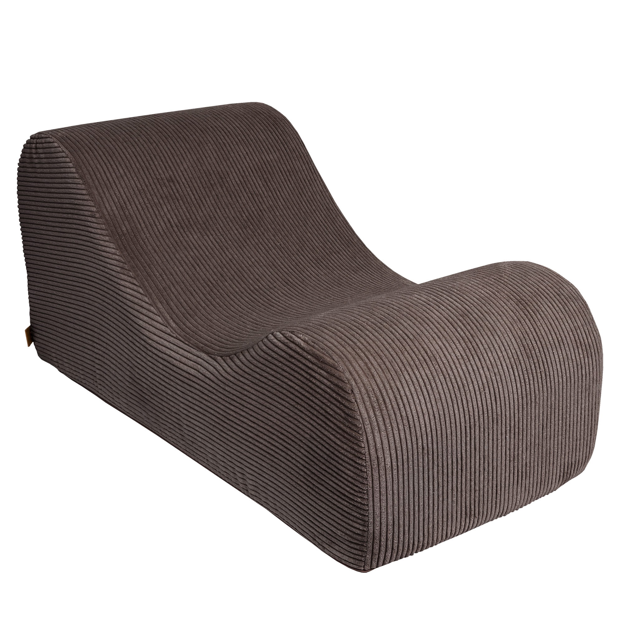 MeowBaby Sitzsack Wave Lounger Aesthetic - braun