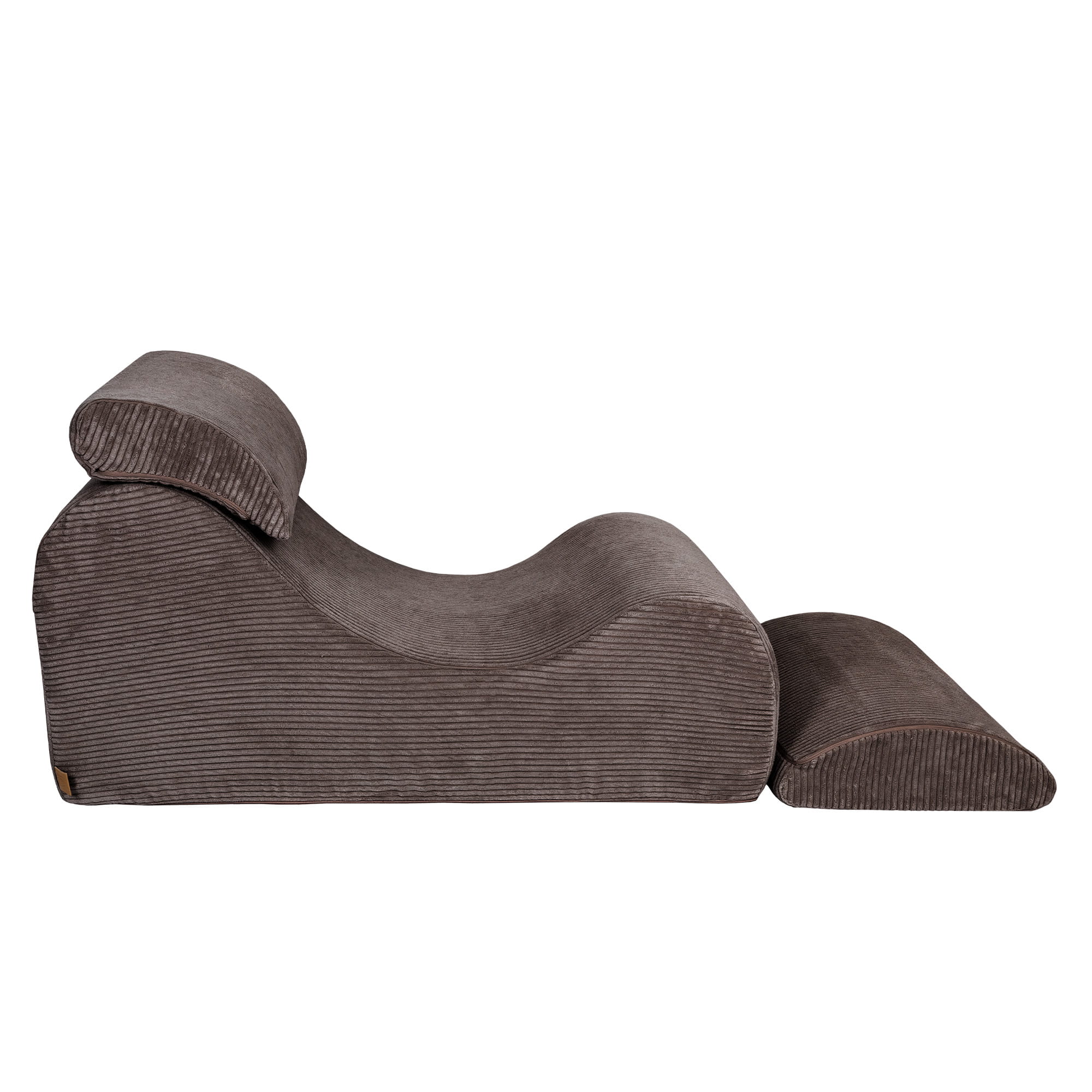 MeowBaby Sitzsack Wave Lounger Aesthetic - braun