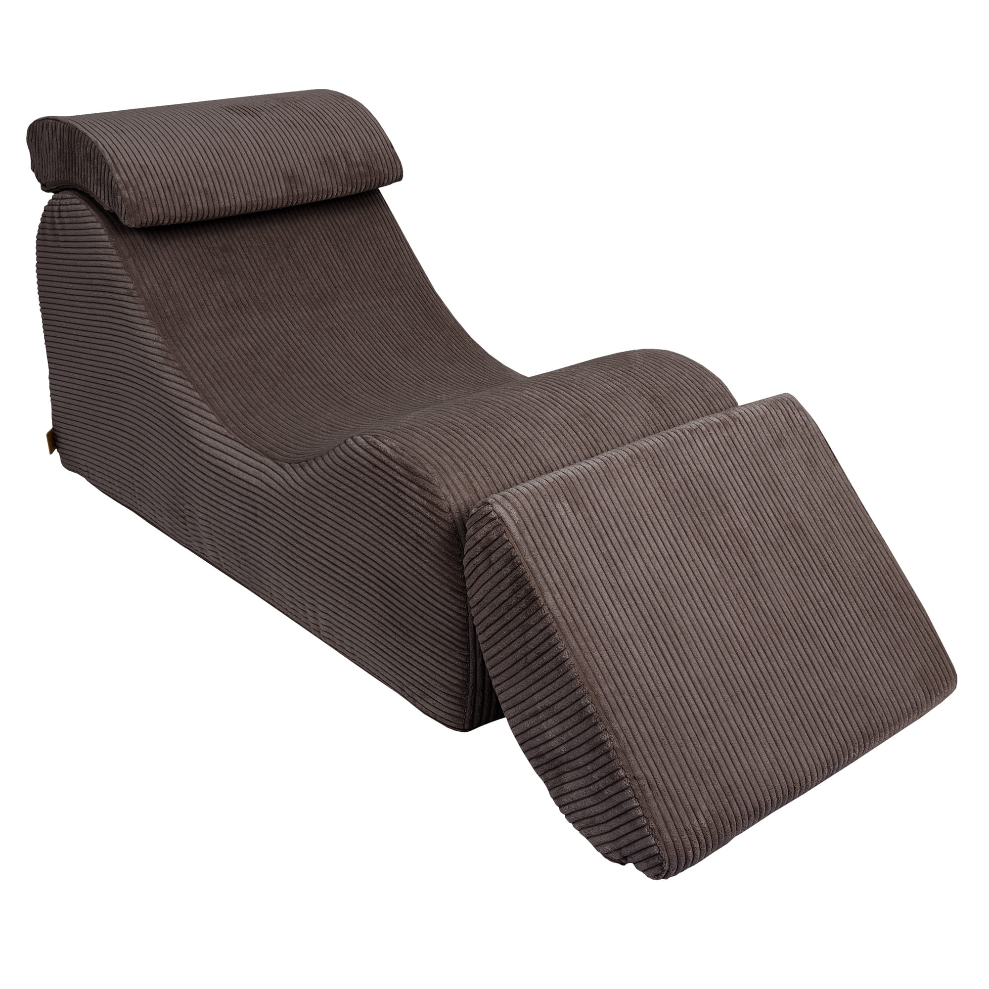 MeowBaby Sitzsack Wave Lounger Aesthetic - braun