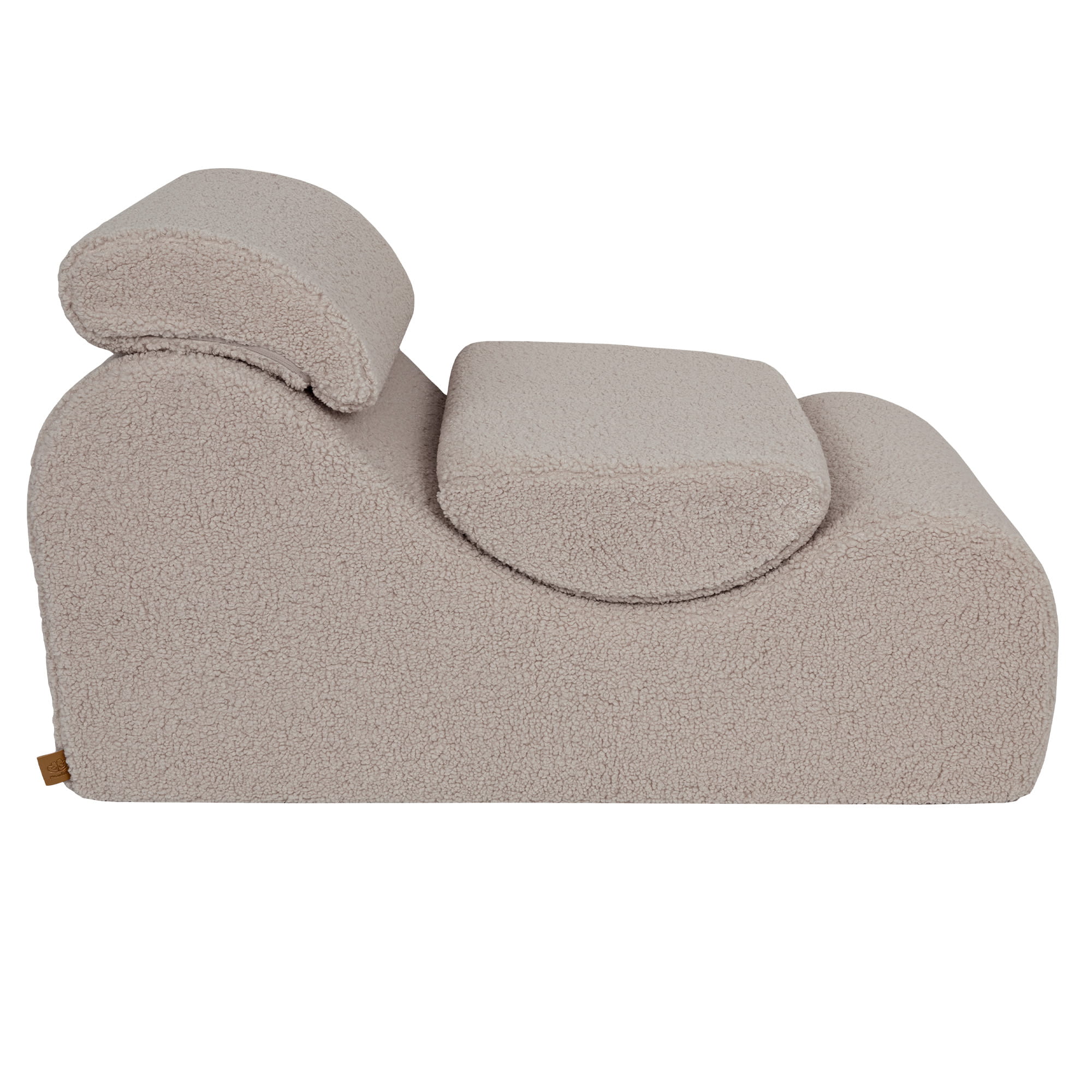 MeowBaby Sitzsack Wave Lounger Bearly - taupe