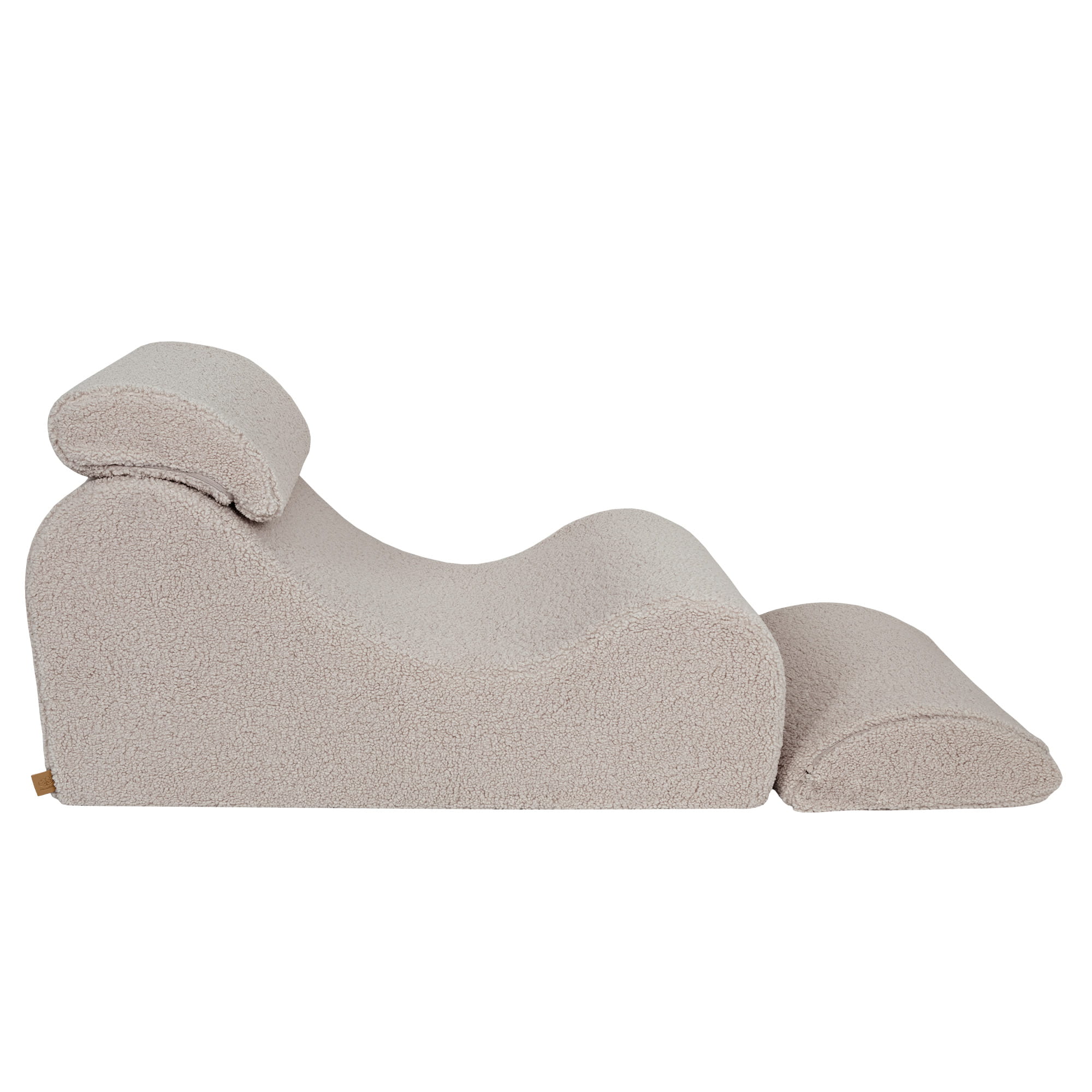 MeowBaby Sitzsack Wave Lounger Bearly - taupe