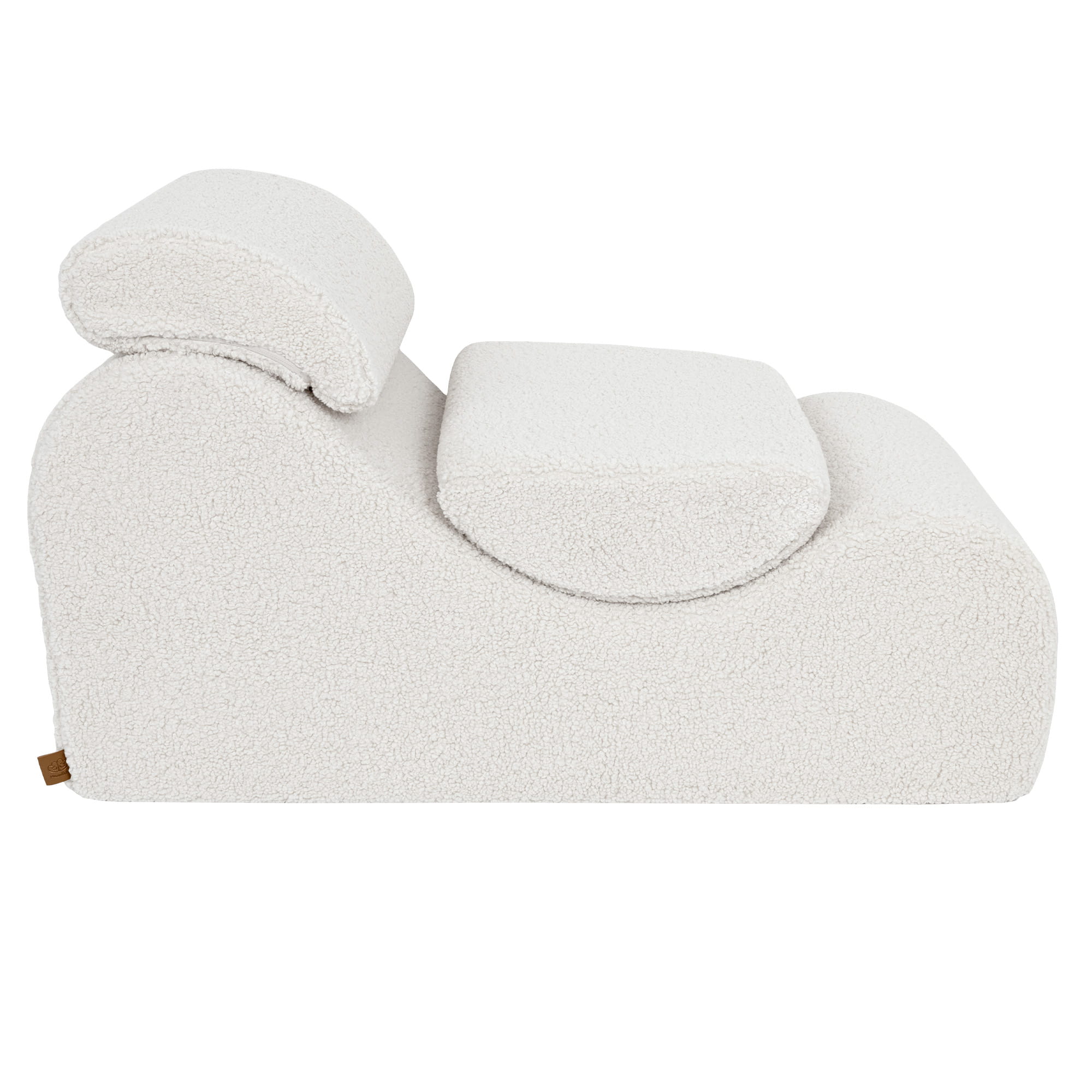 MeowBaby Sitzsack Wave Lounger Bearly - beige/creme
