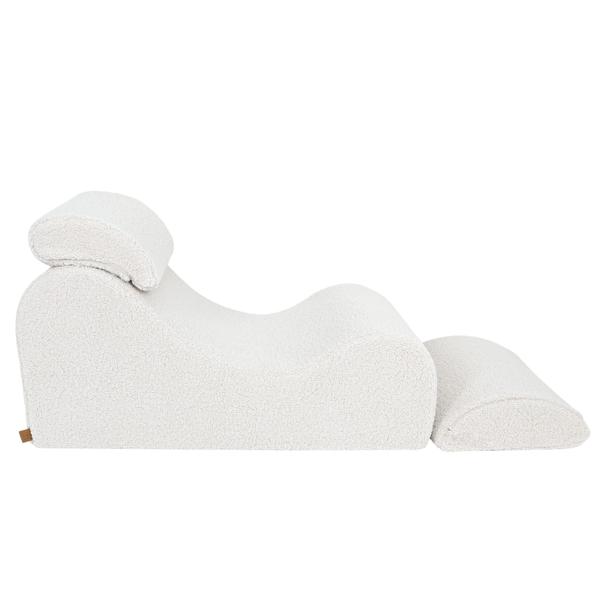 MeowBaby Sitzsack Wave Lounger Bearly - beige/creme