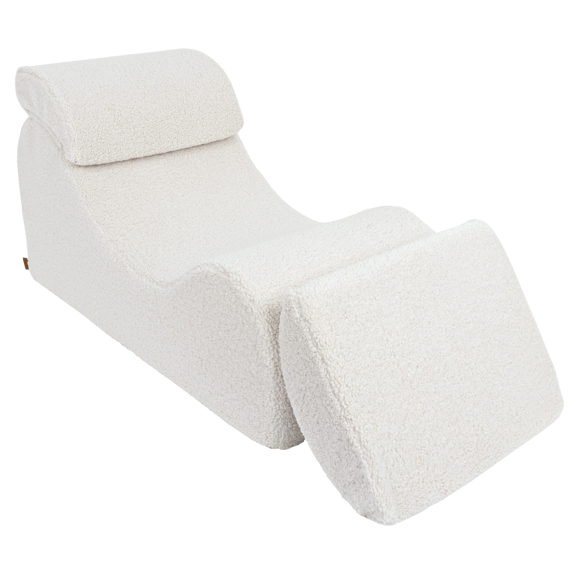 MeowBaby Sitzsack Wave Lounger Bearly - beige/creme