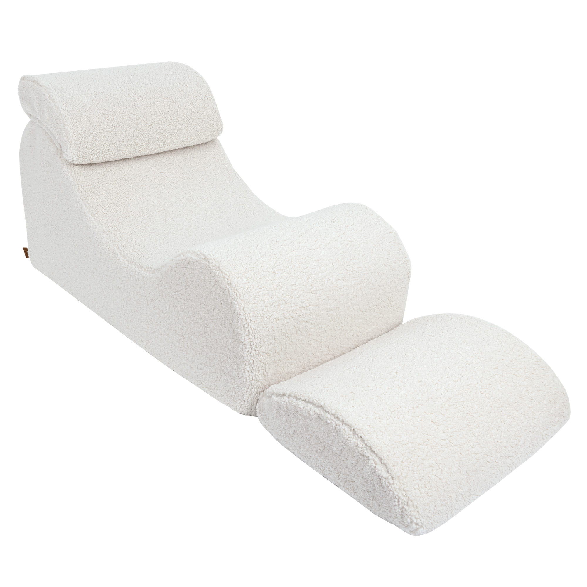 MeowBaby Sitzsack Wave Lounger Bearly - beige/creme