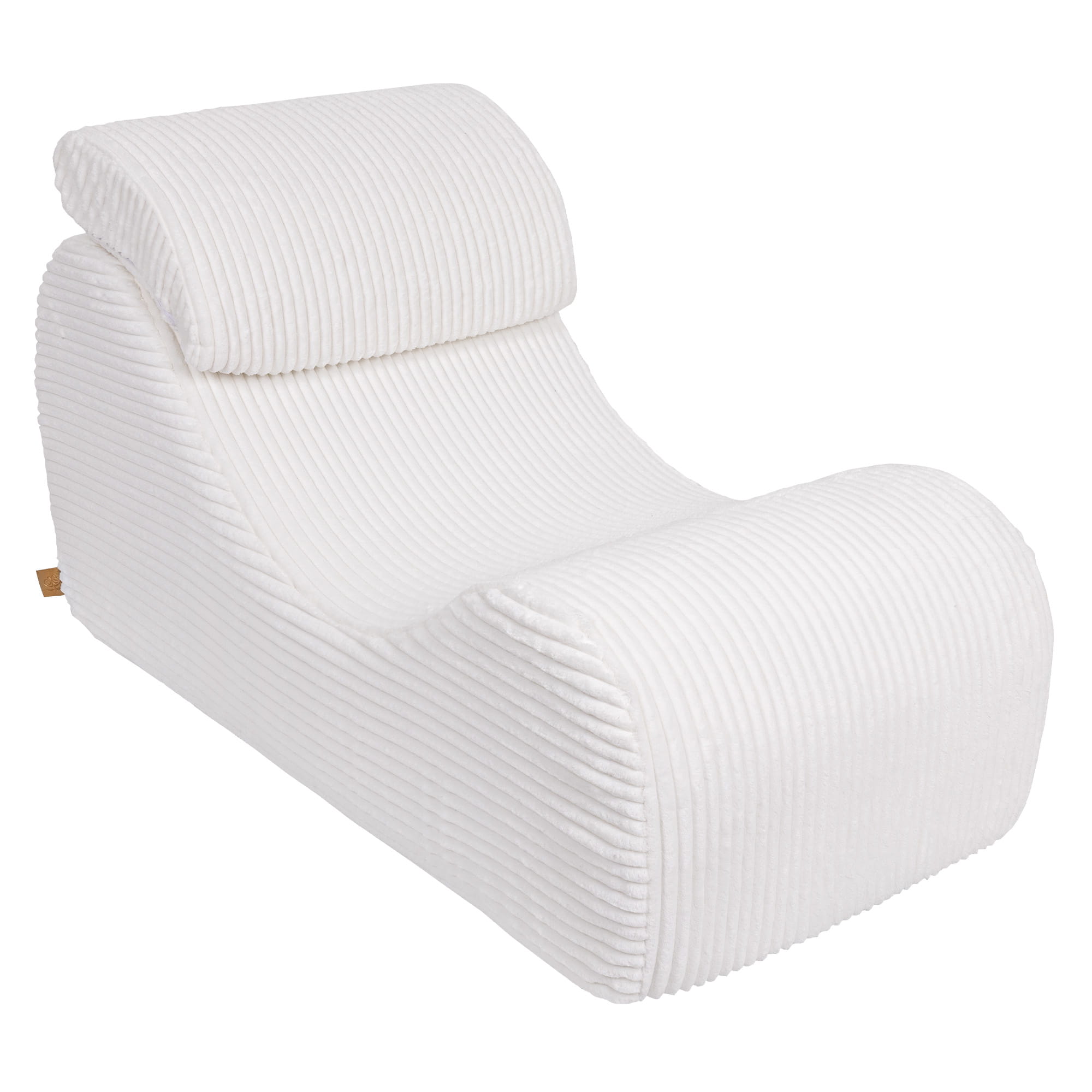 MeowBaby Sitzsack Wave Lounger Churro - creme/weiss