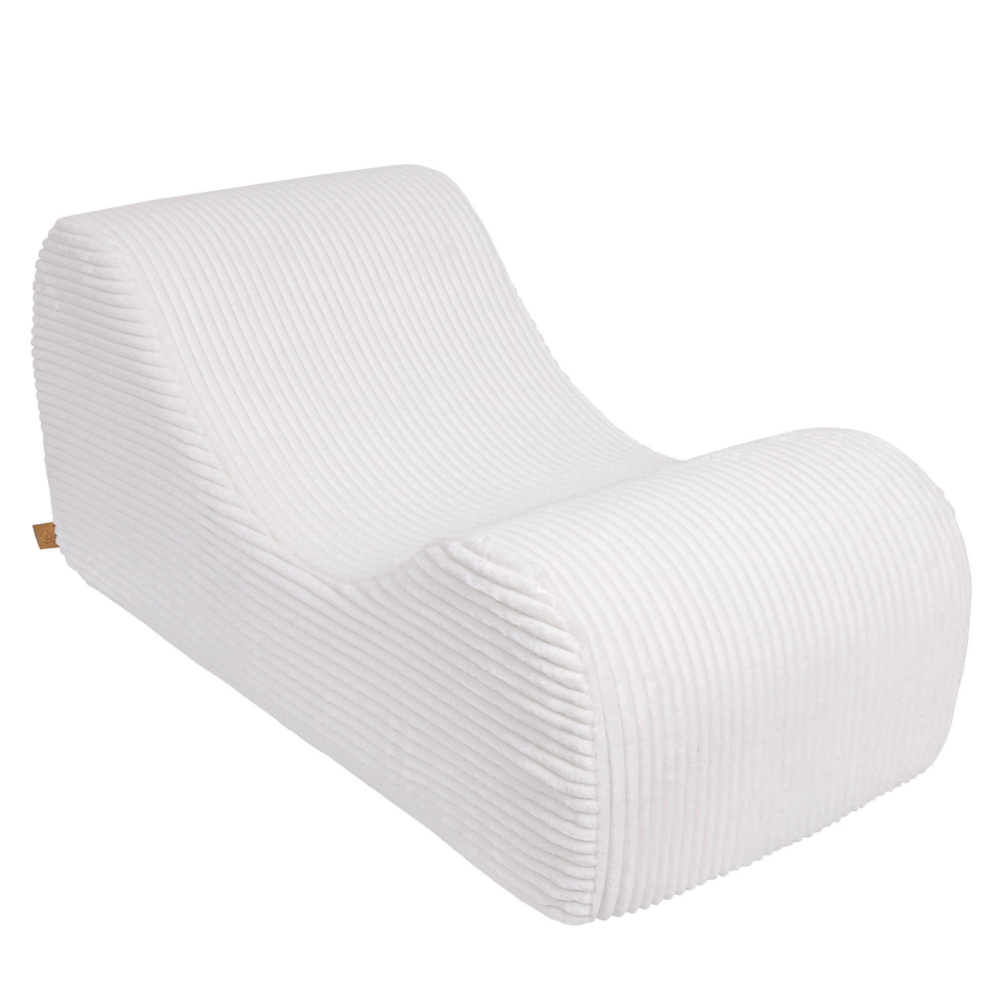 MeowBaby Sitzsack Wave Lounger Churro - creme/weiss