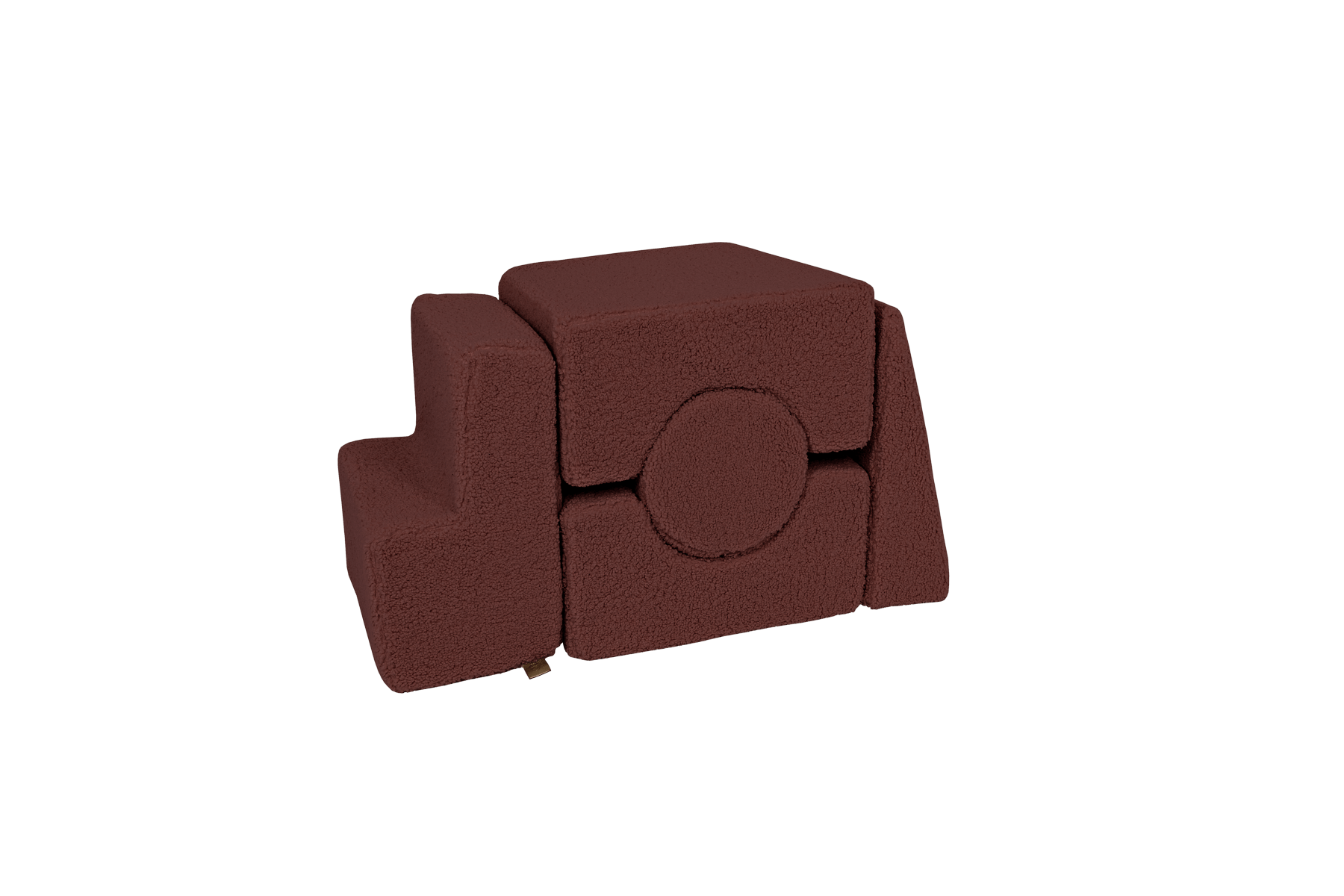 MeowBaby Shape Set Bearly 5 elements - brown