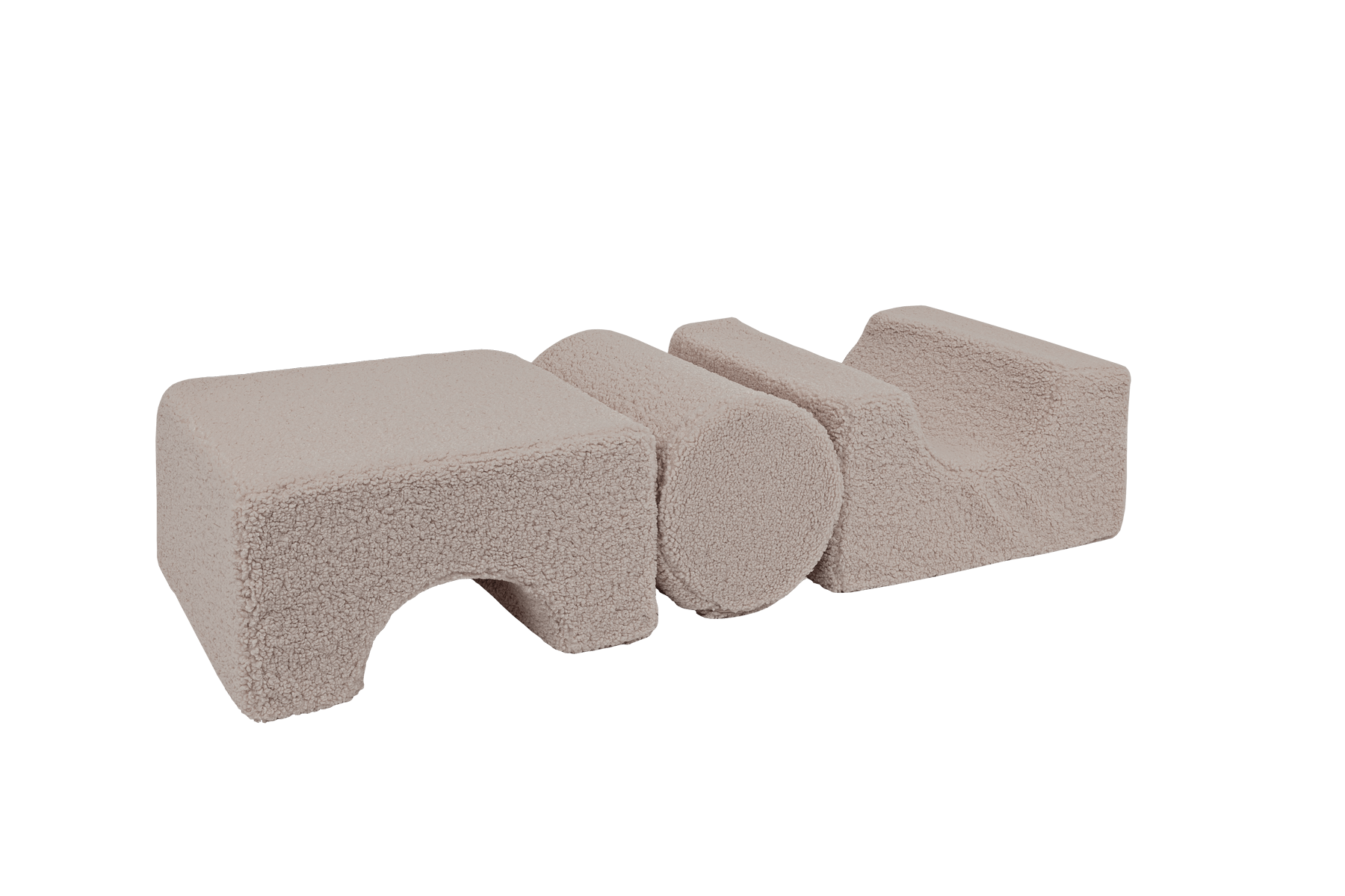 MeowBaby Shape Set Bearly 3-Elemente - taupe