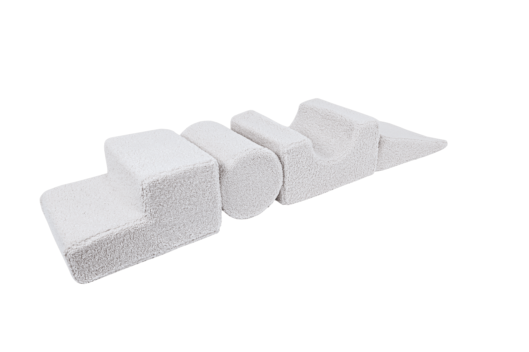 MeowBaby Shape Set Bearly 4-elements - cream/white