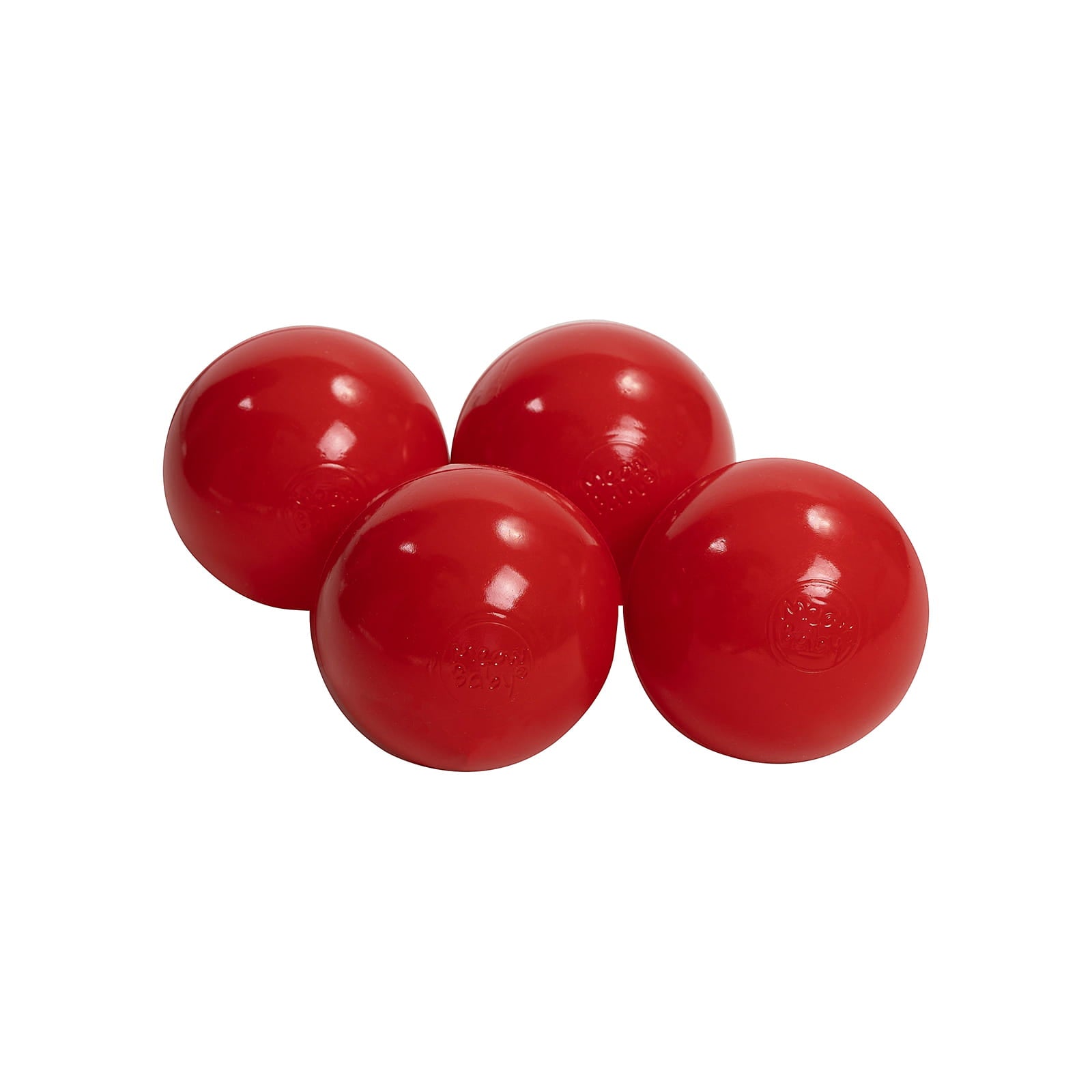 MeowBaby Ballset für Bällebad, 7cm, 50 Stck: Rot