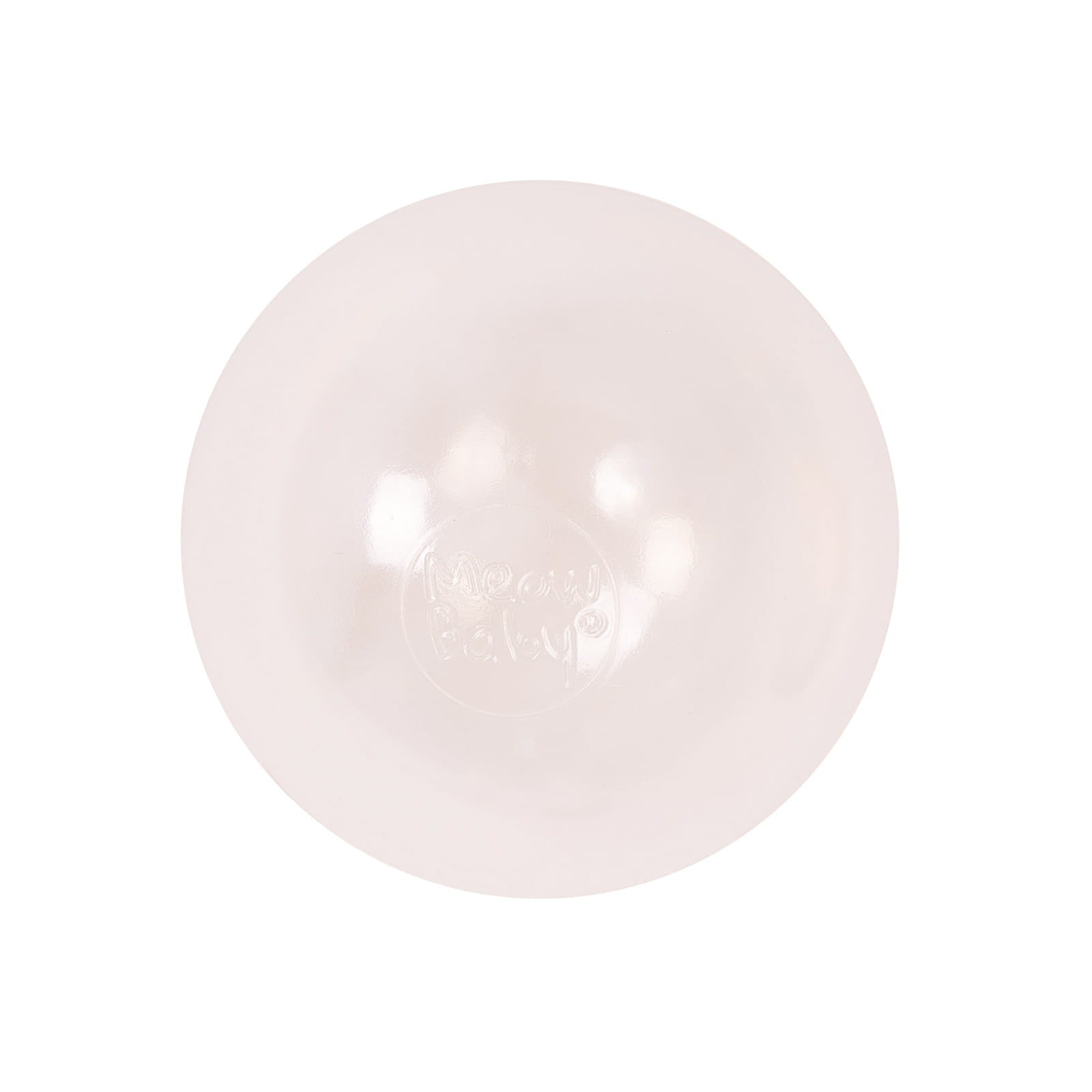 MeowBaby Ballset für Bällebad, 7cm, 50 Stck: Transparent