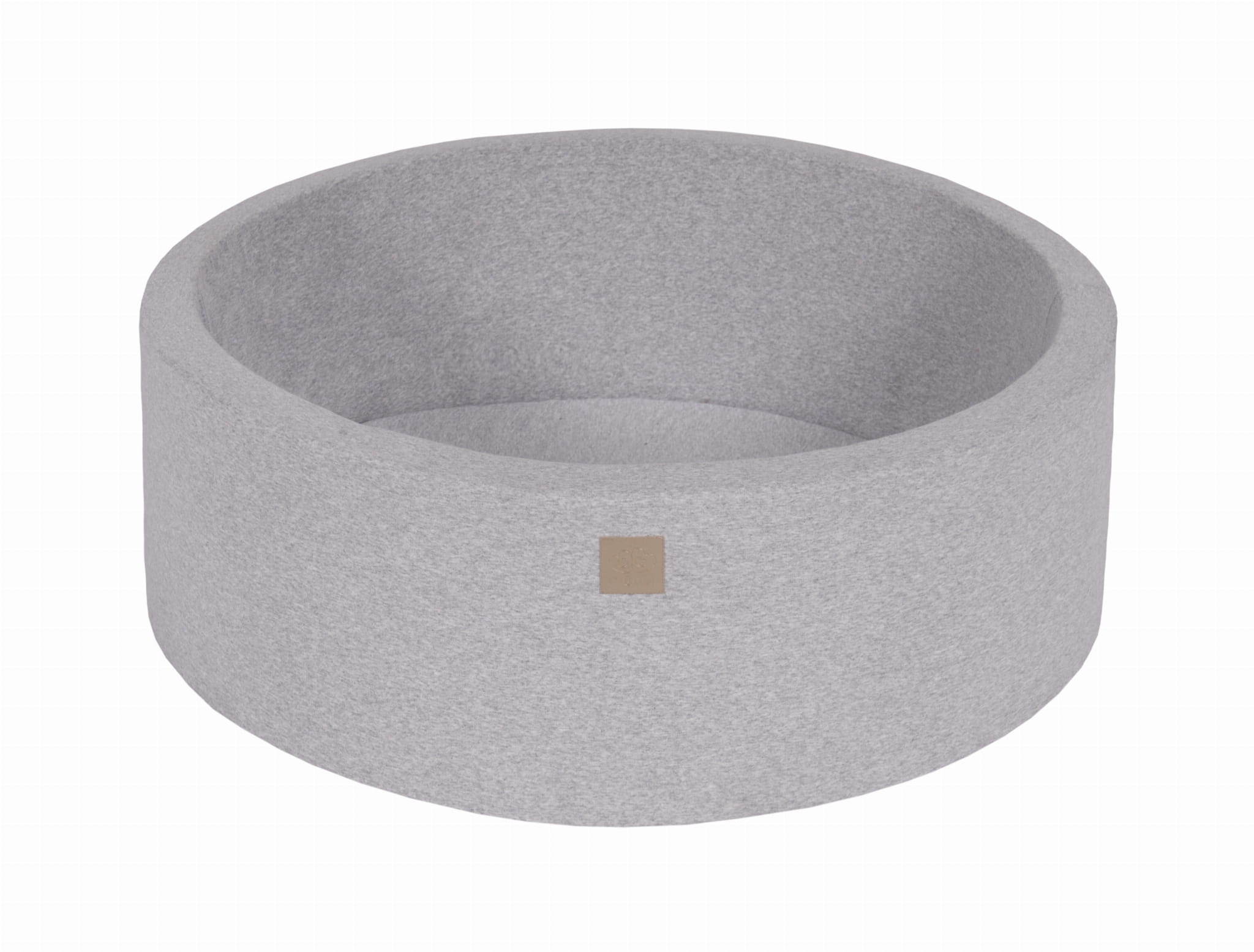 MeowBaby Jersey ball pit light grey 90x30 cm, 200 balls - custom colour selection