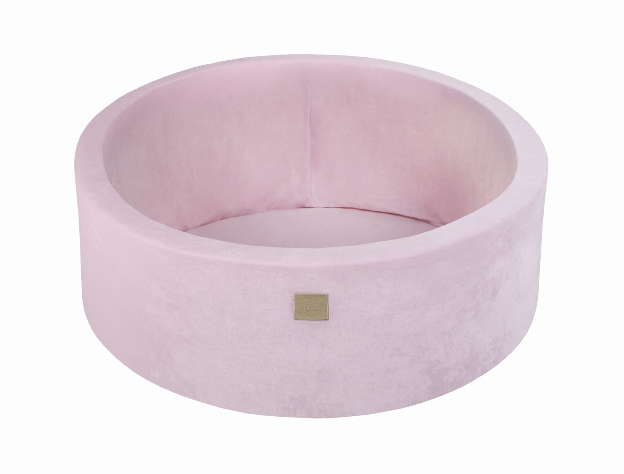 MeowBaby ball pit Velvet powder pink 90x30 cm, 200 balls - custom color selection