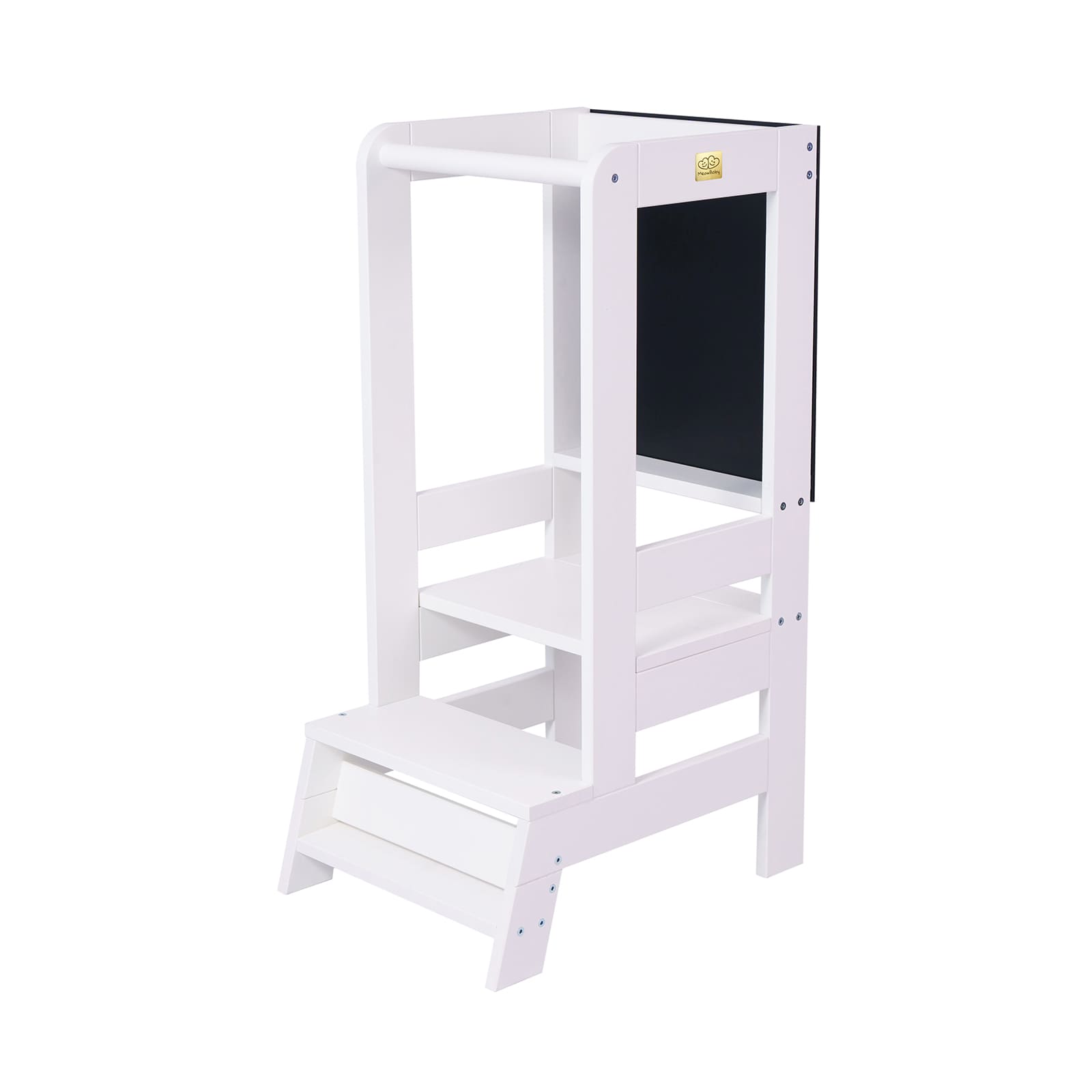 MeowBaby Lernturm/Küchenhelfer mit Tafel - Weiß