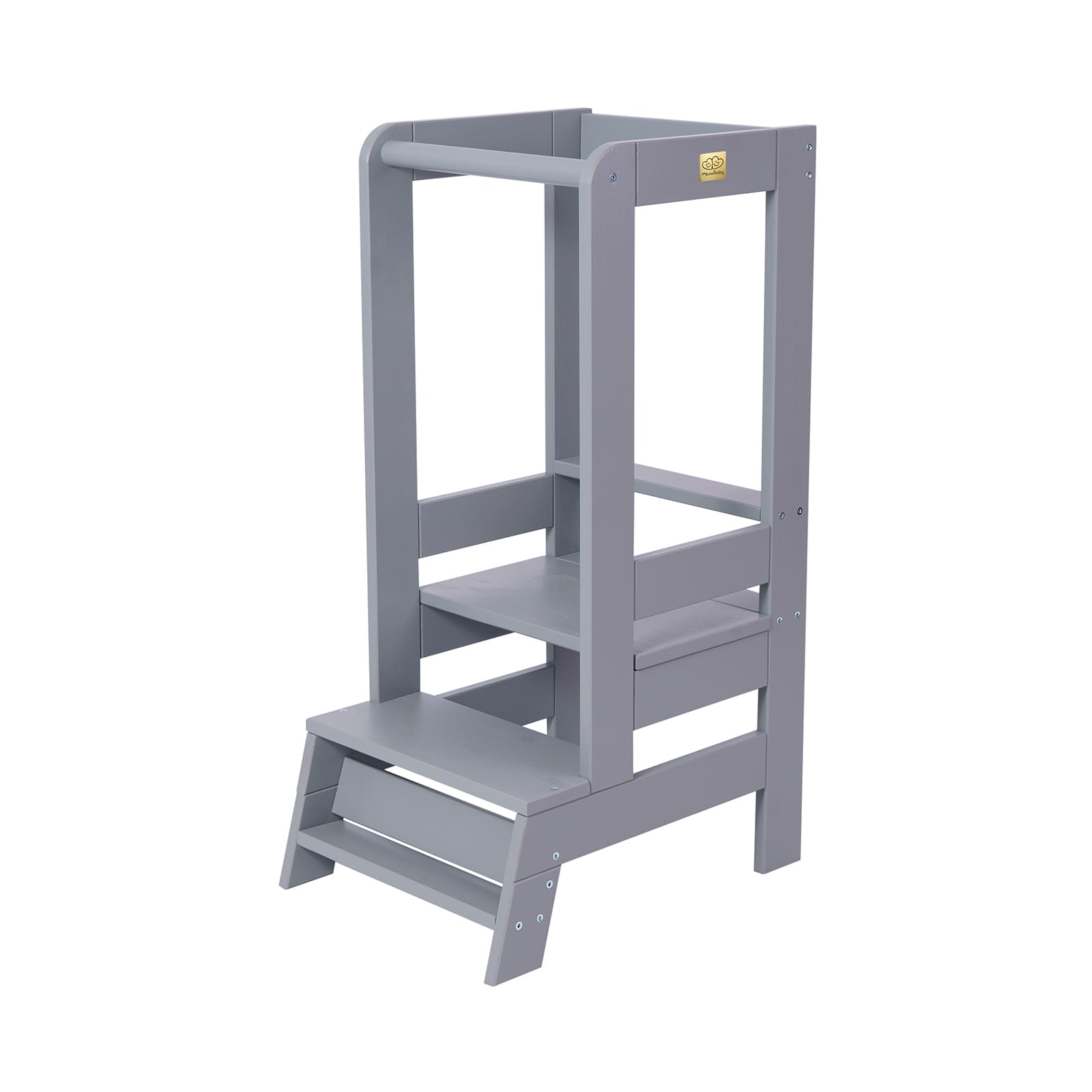 MeowBaby Learning Tower/Kitchen Helper - Dark Grey