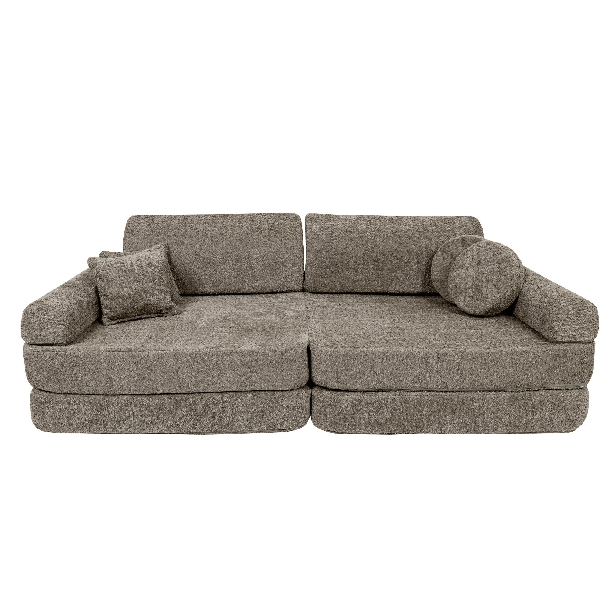 MeowBaby Play Sofa Premium Bouclé - taupe