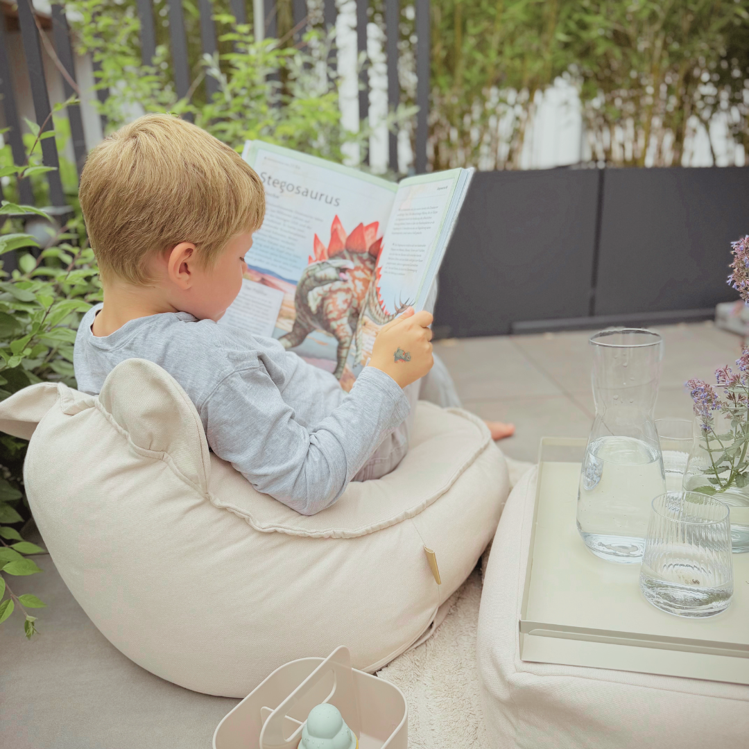 MeowBaby Outdoor Kinder-Sitzsack Outzy Bär - Outdoor Living Edition