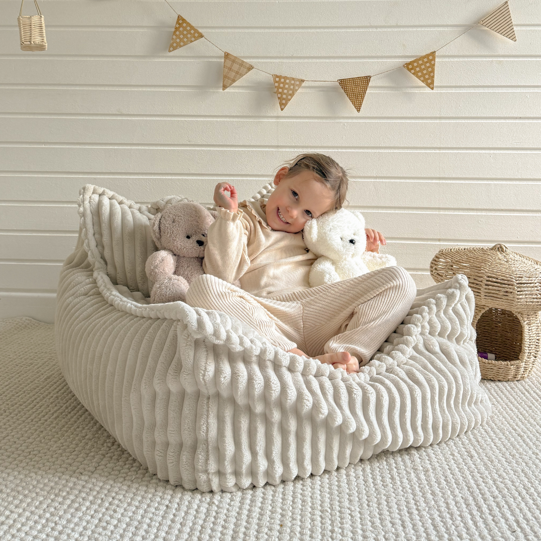 MeowBaby Kinder-Sitzsack Churros eckig