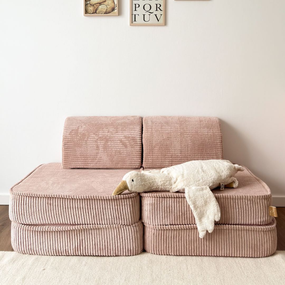 MeowBaby Spielsofa Ästhetik Cord Mini Basic - Classic Cord Edition