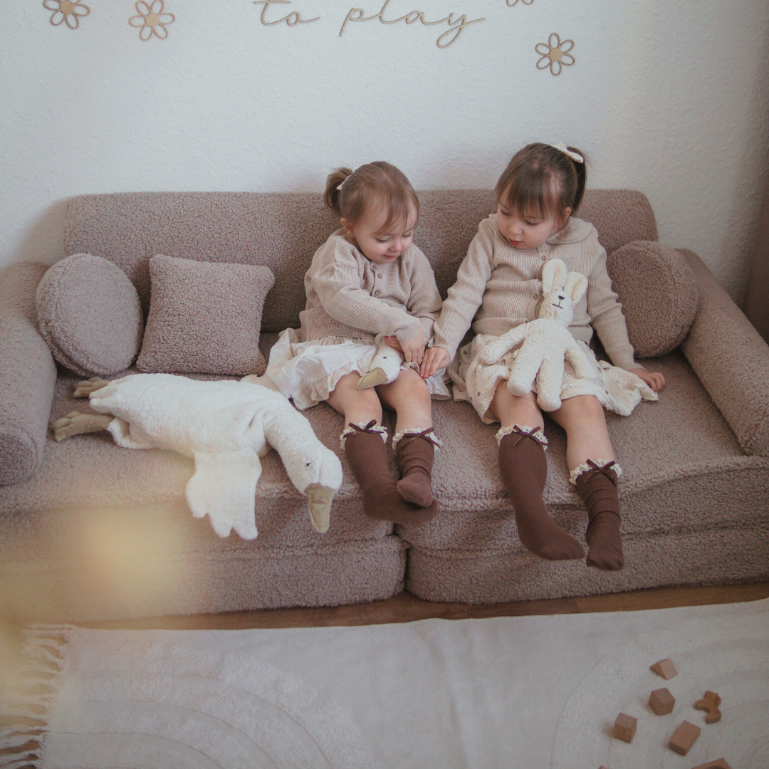MeowBaby Spielsofa Bearly - Soft Teddy Edition