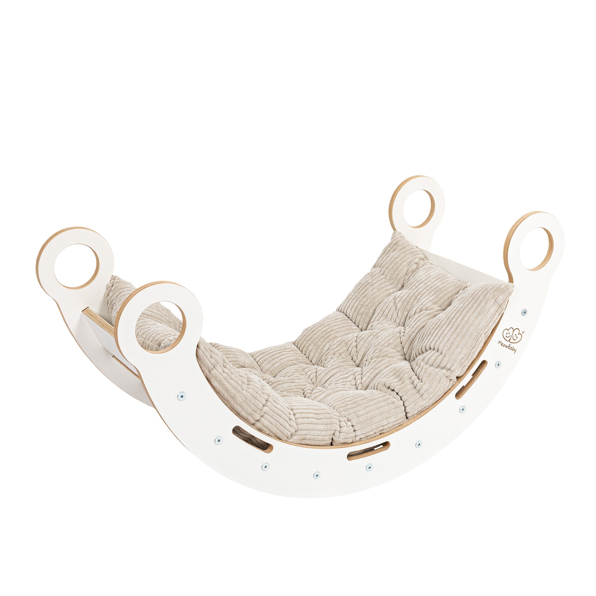 MeowBaby Dream Rocker Balancewippe/Schaukel S - weiß