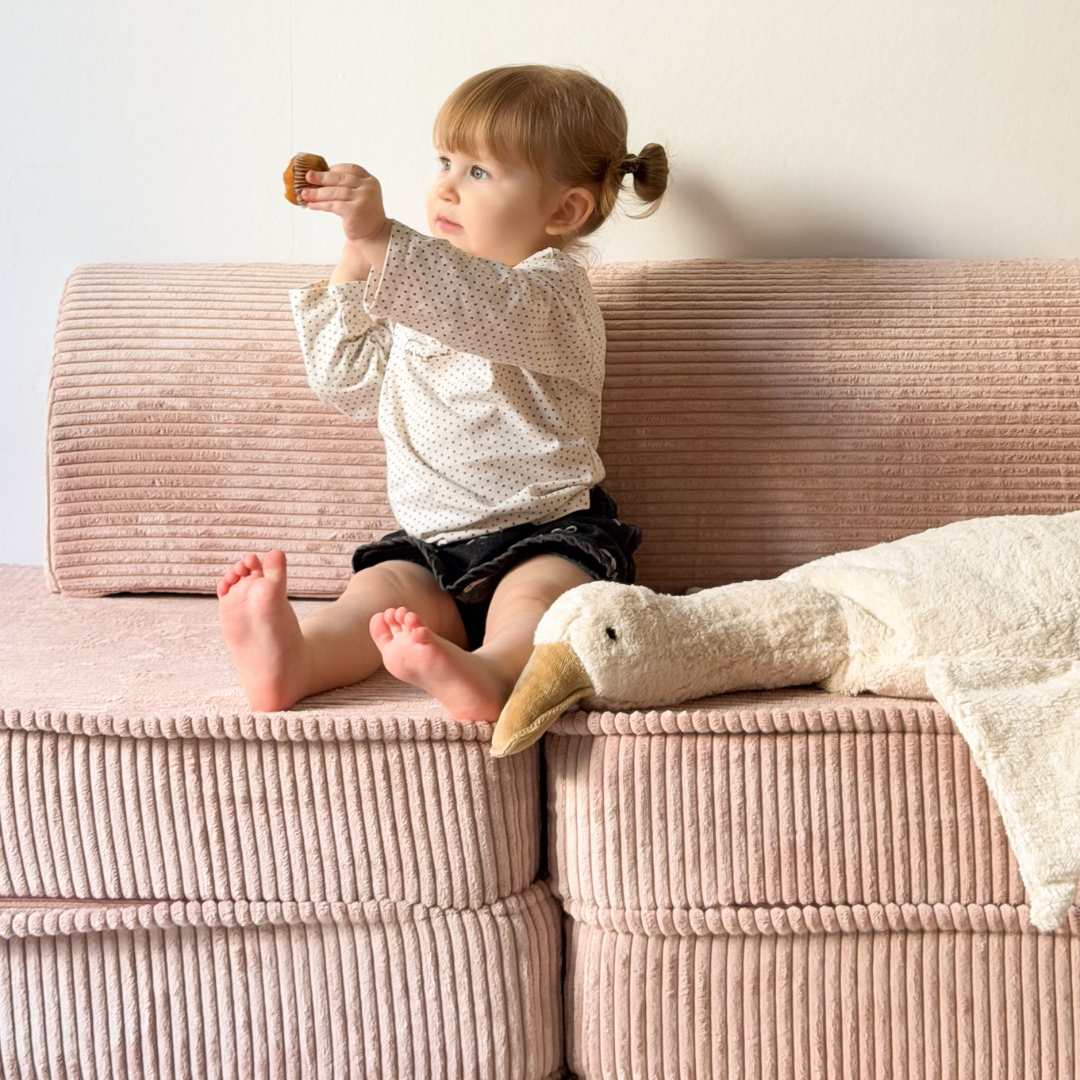 MeowBaby Spielsofa Ästhetik Cord Mini Basic - Classic Cord Edition