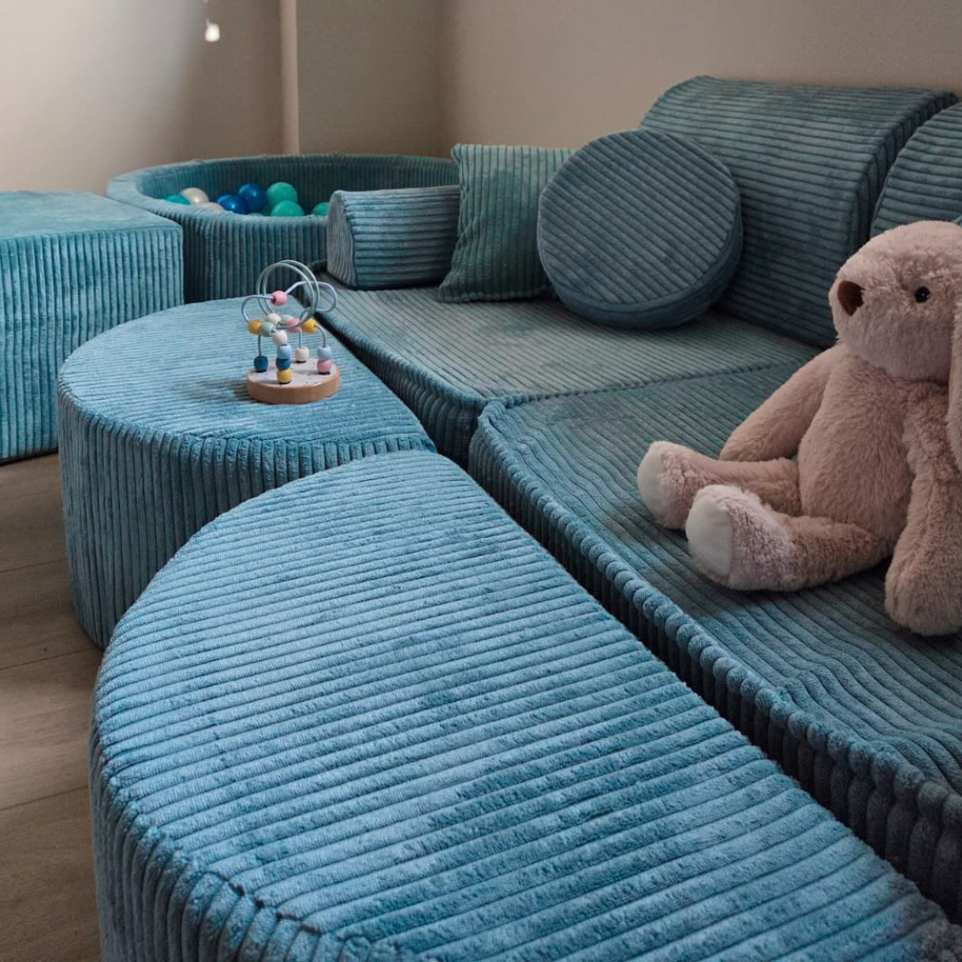 MeowBaby Spielsofa Ästhetik Cord Mini Max - Classic Cord Edition