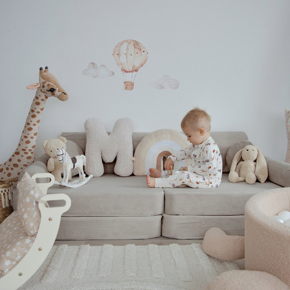 MeowBaby Play Sofa Cord Premium - beige