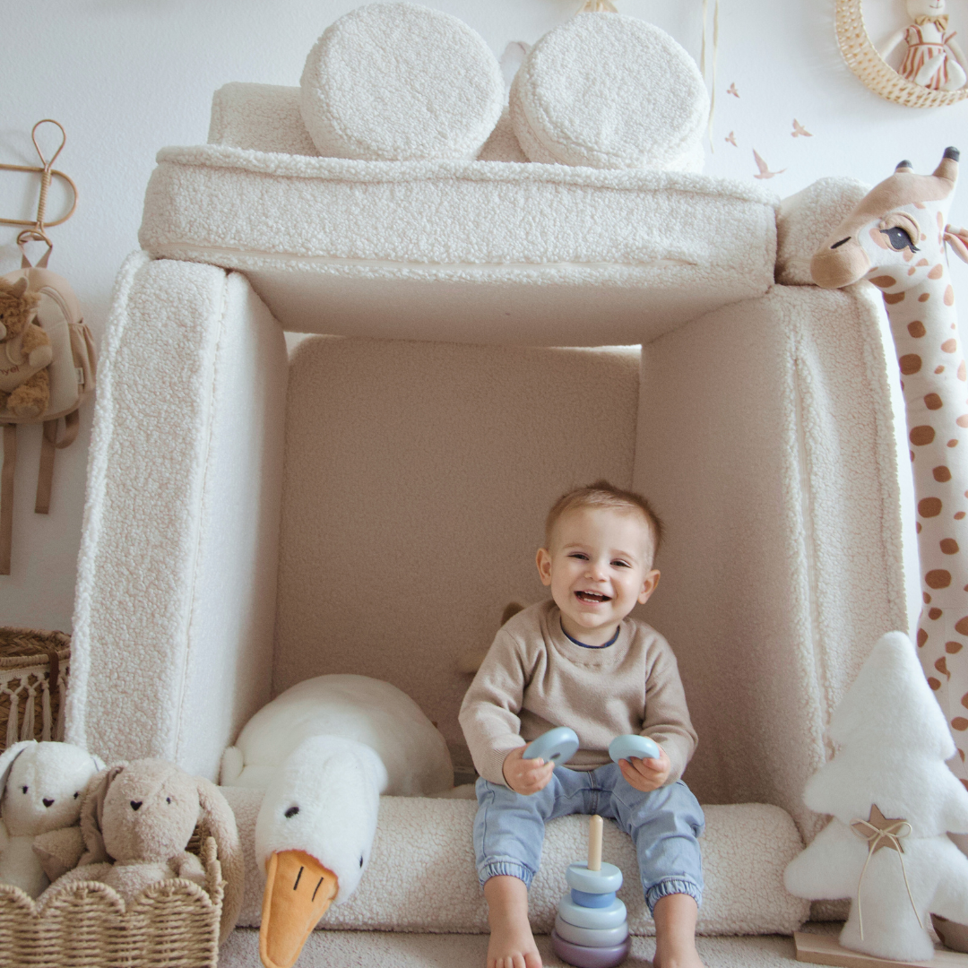 MeowBaby Spielsofa Bearly - Soft Teddy Edition