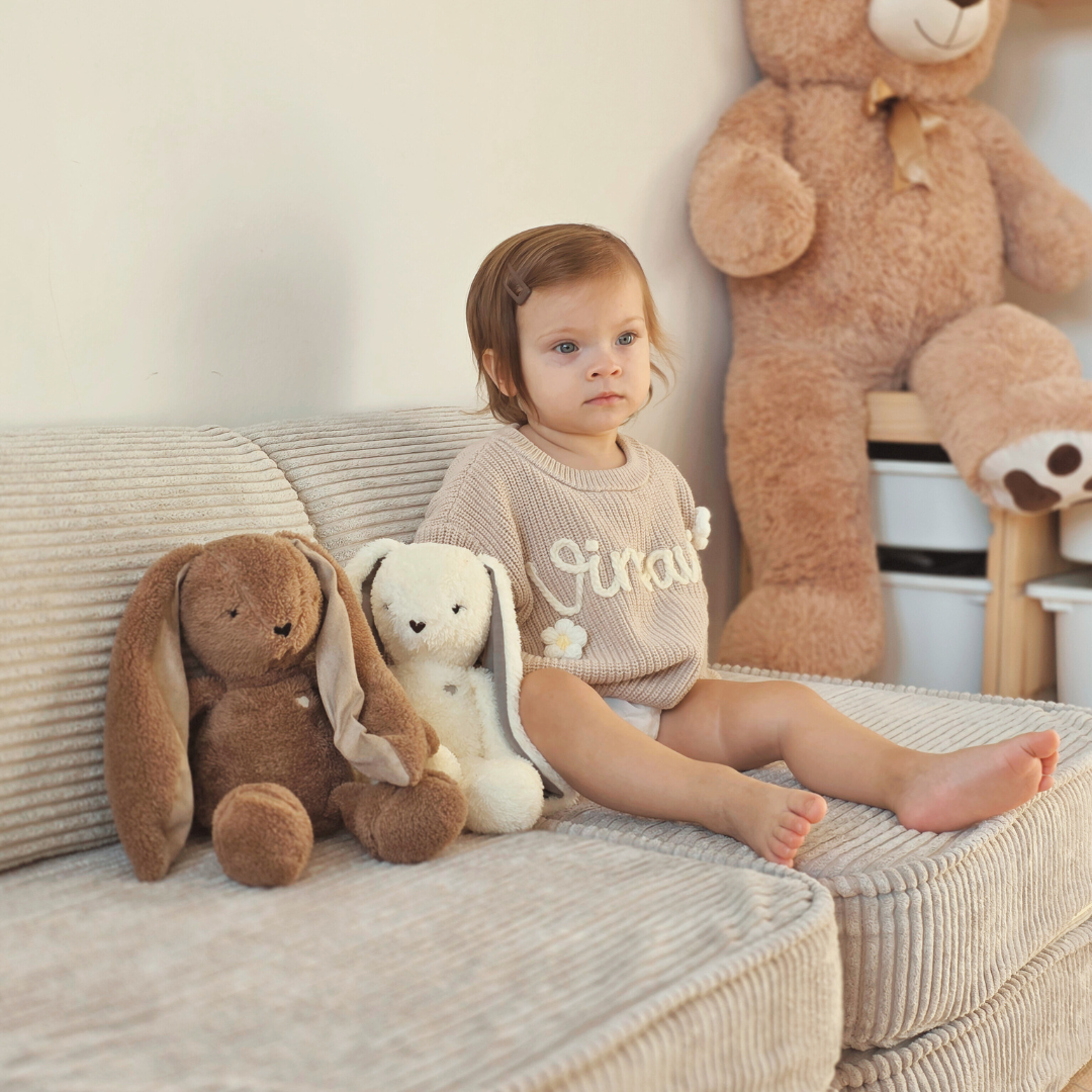 MeowBaby Spielsofa Ästhetik Cord Mini Basic - Classic Cord Edition
