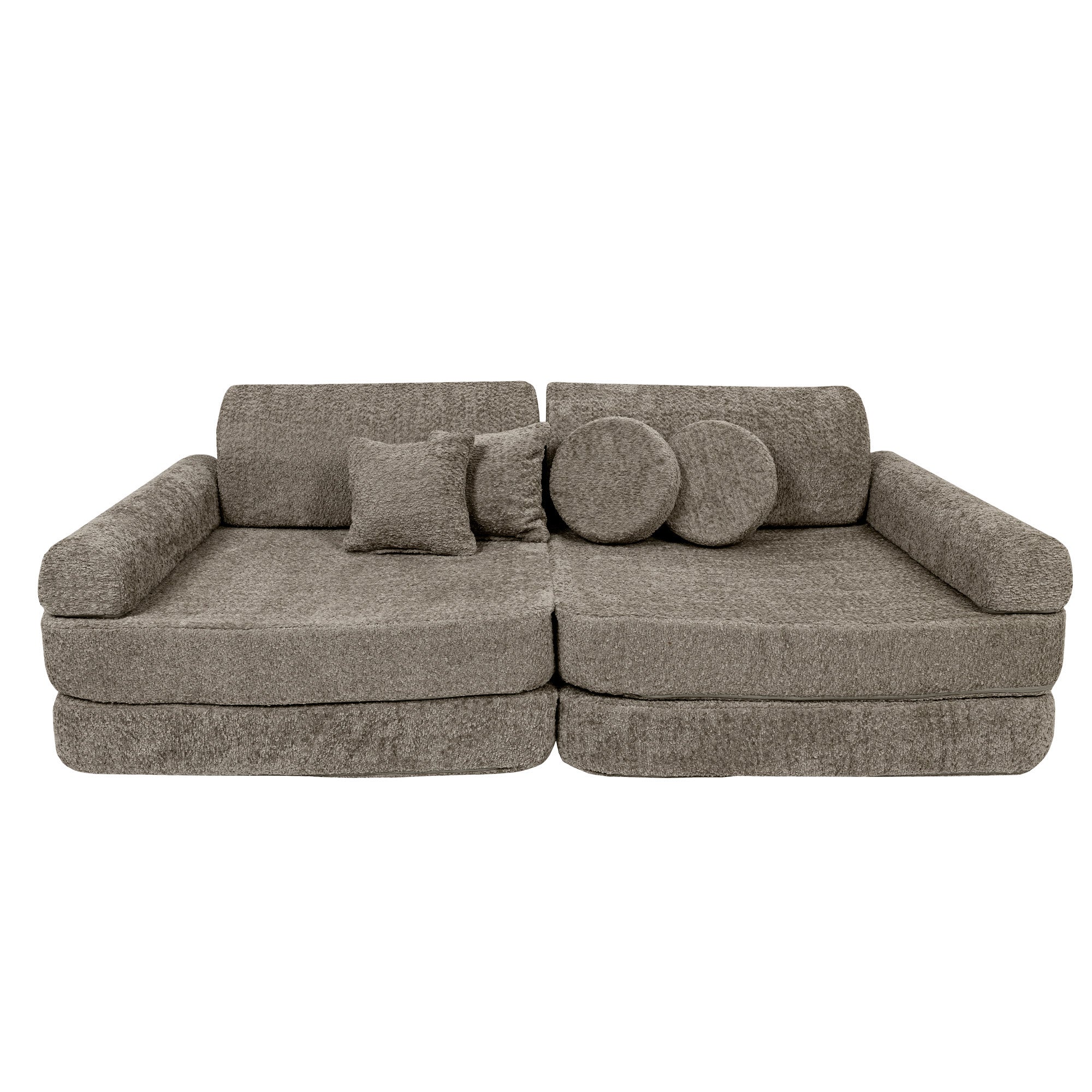MeowBaby Play Sofa Premium Bouclé - taupe
