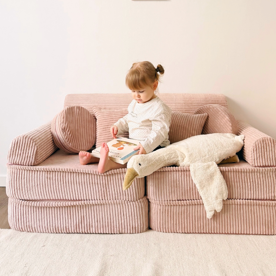 MeowBaby Spielsofa Ästhetik Cord Mini Plus - Classic Cord Edition